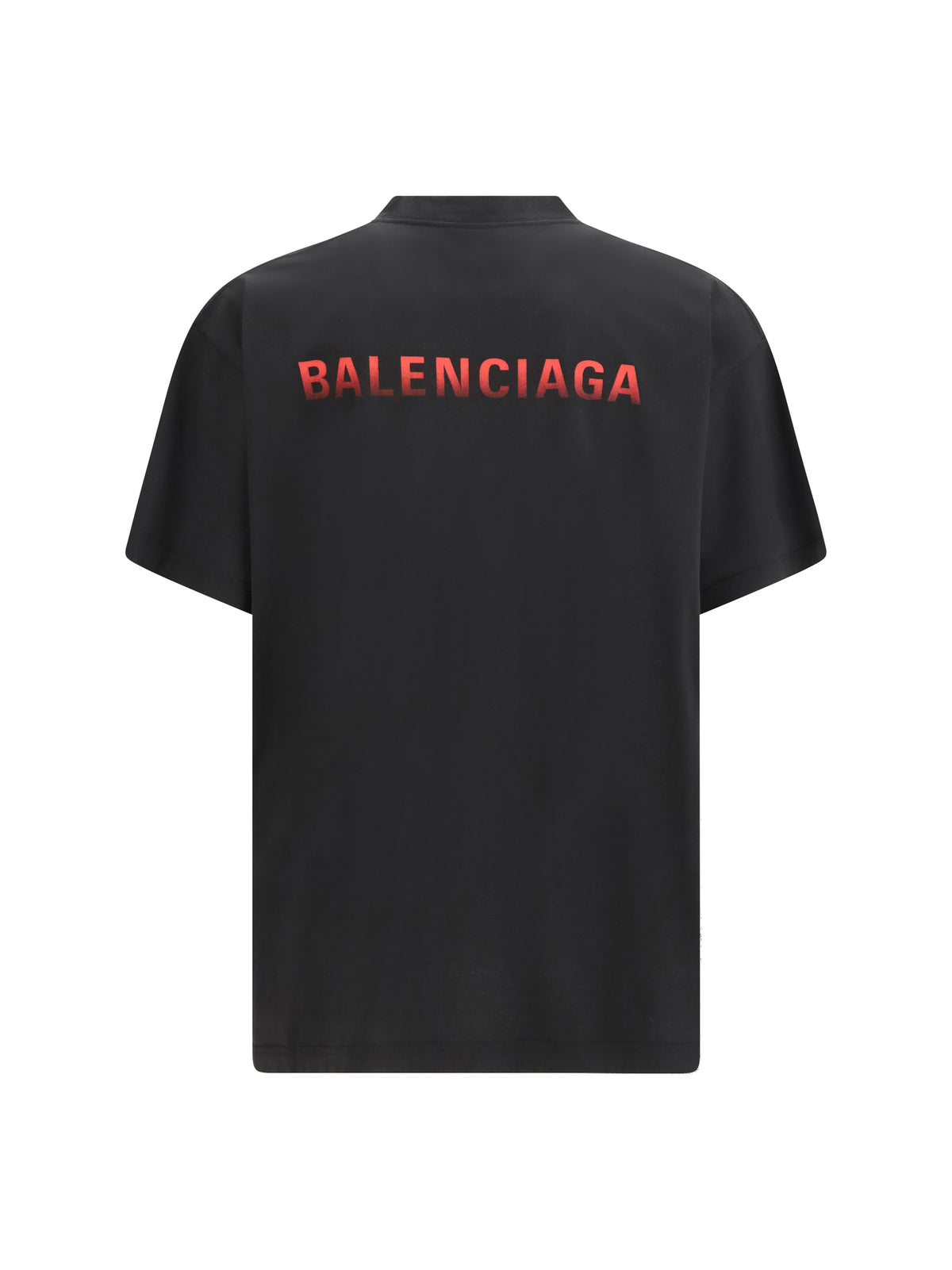 Balenciaga Men Cotton Logo T-Shirt BALENCIAGA