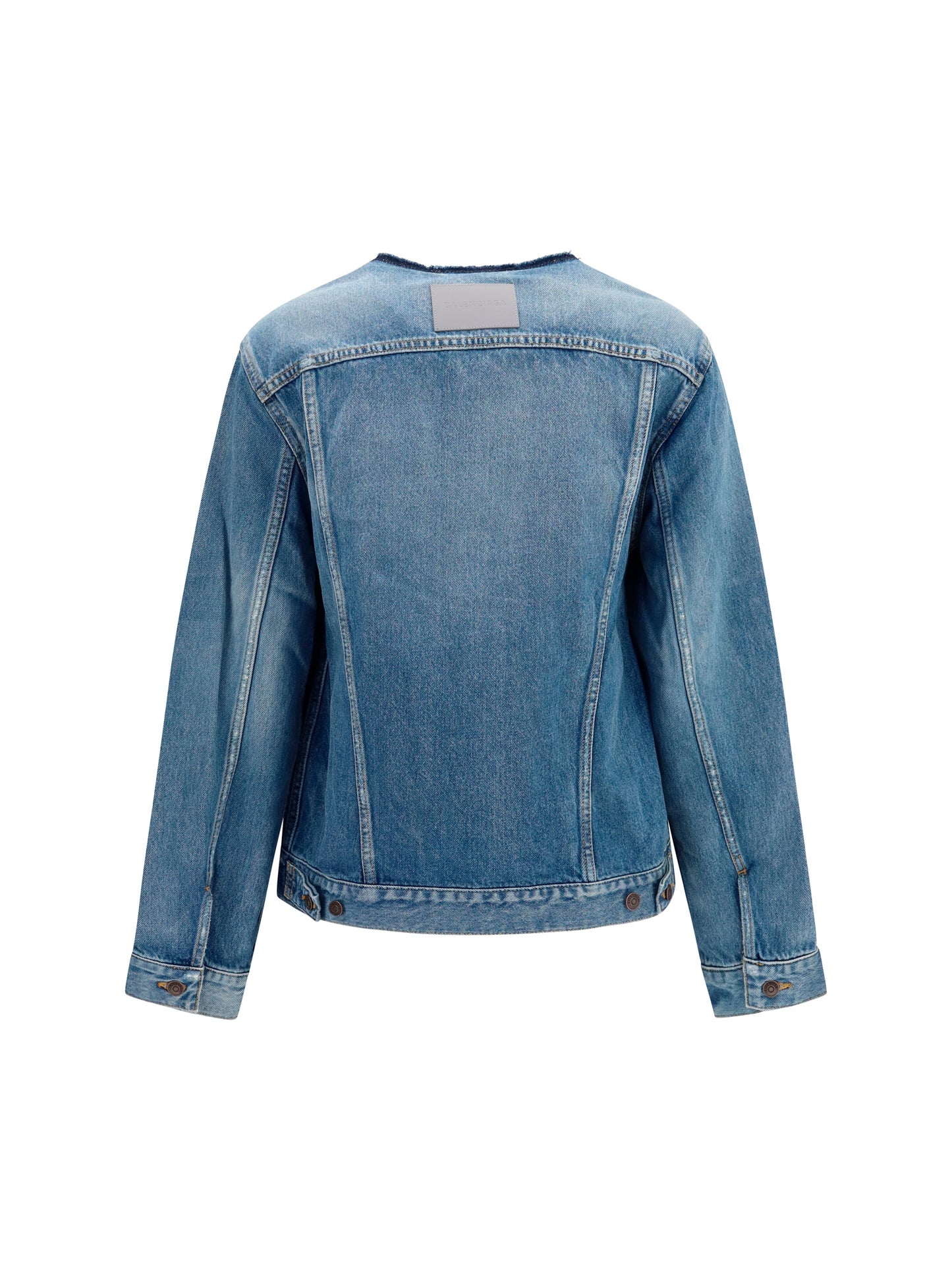 Balenciaga Women Hourglass Denim Jacket BALENCIAGA