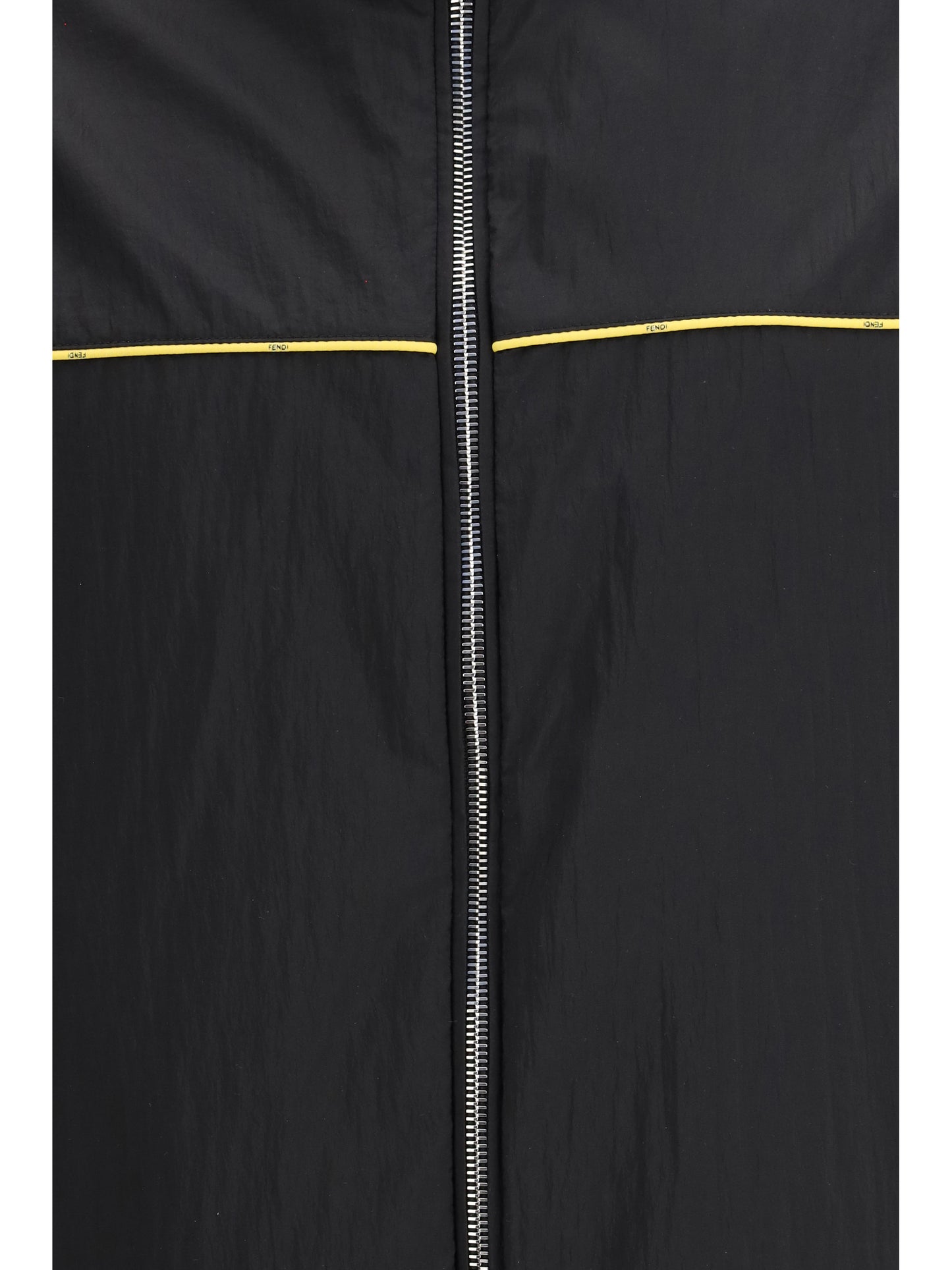 Fendi Men Ff Jacquard Zipped Reversible Windbreaker FENDI