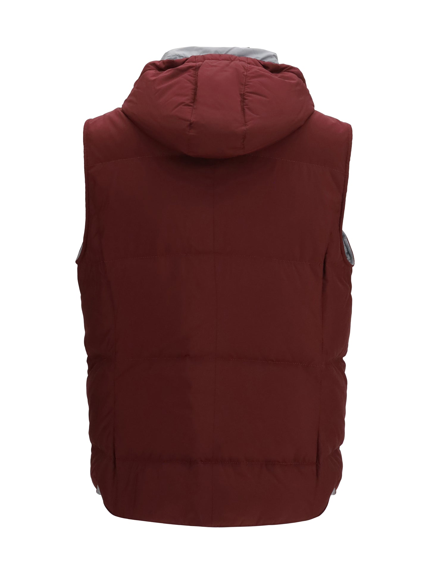 Brunello Cucinelli Men Sleeveless Hooded Gilet BRUNELLO CUCINELLI