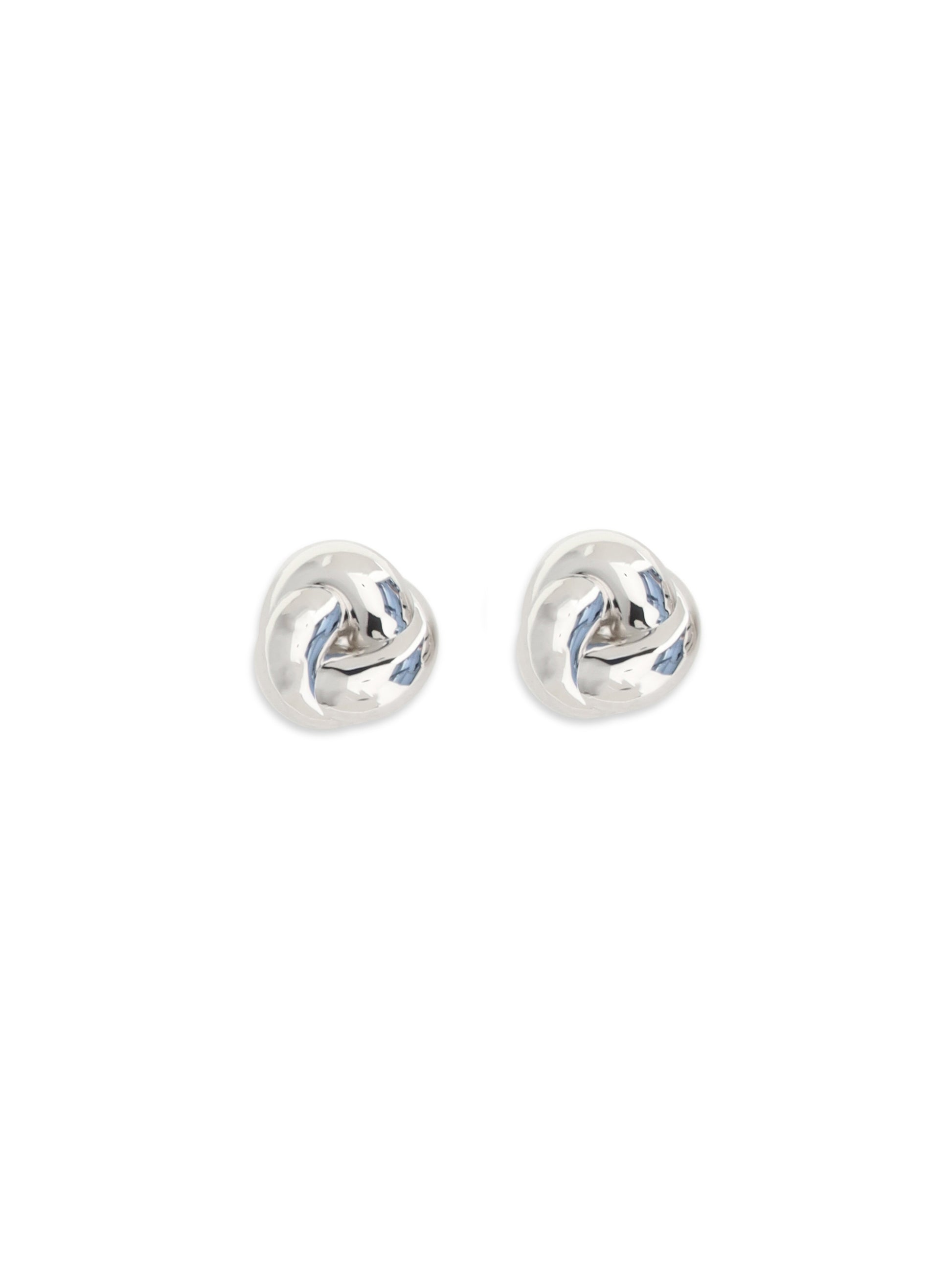Self-Portrait Women Silver Knot Earrings SELF-PORTRAIT