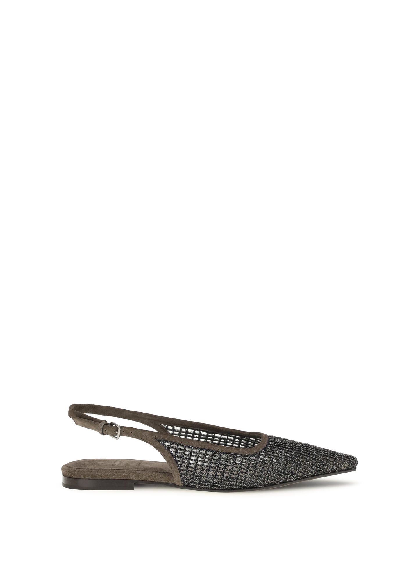 Brunello Cucinelli Women Pointed Slingback Ballerinas BRUNELLO CUCINELLI