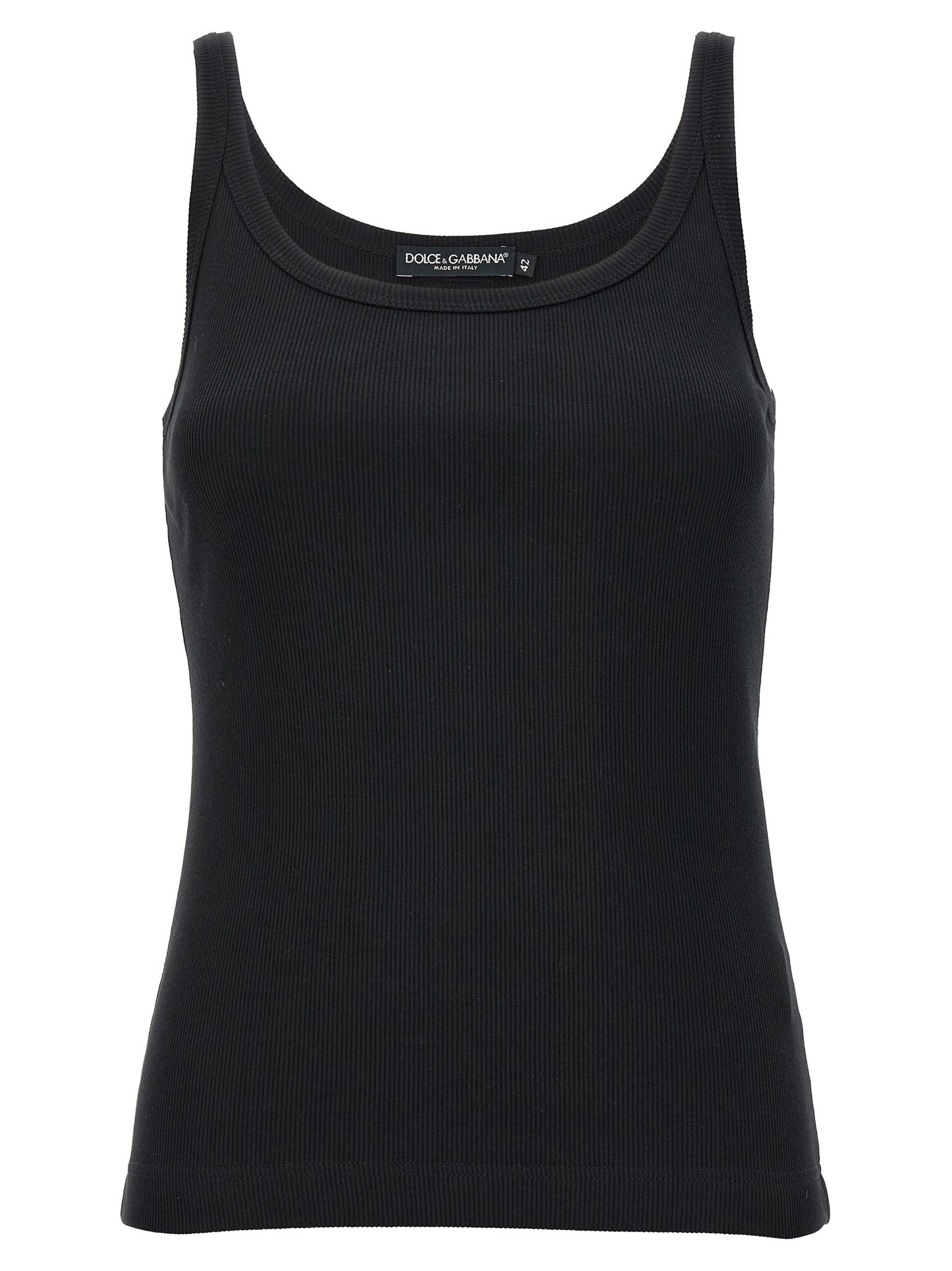 Dolce & Gabbana Women Ribbed Tank Top DOLCE & GABBANA