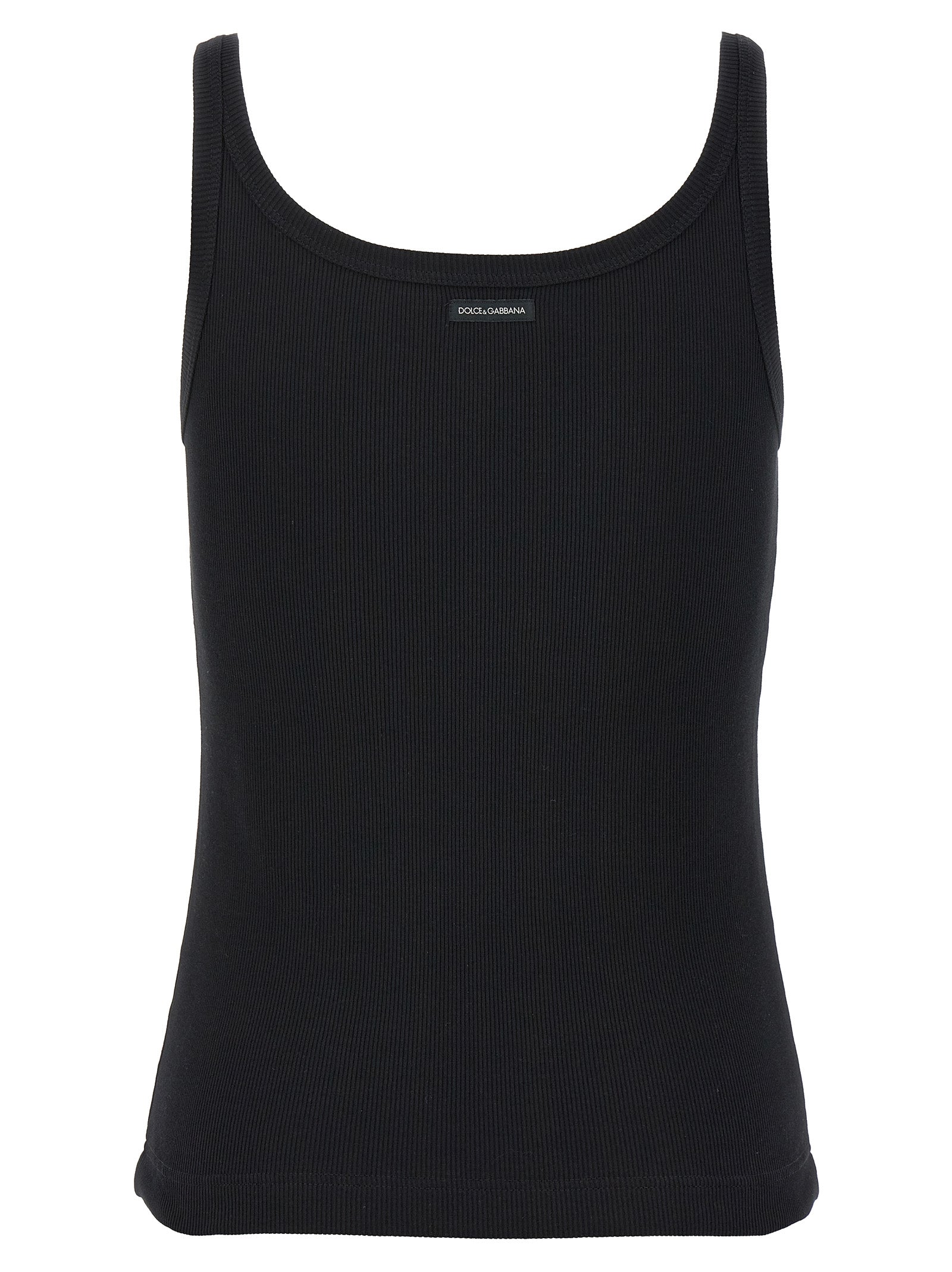 Dolce & Gabbana Women Ribbed Tank Top DOLCE & GABBANA
