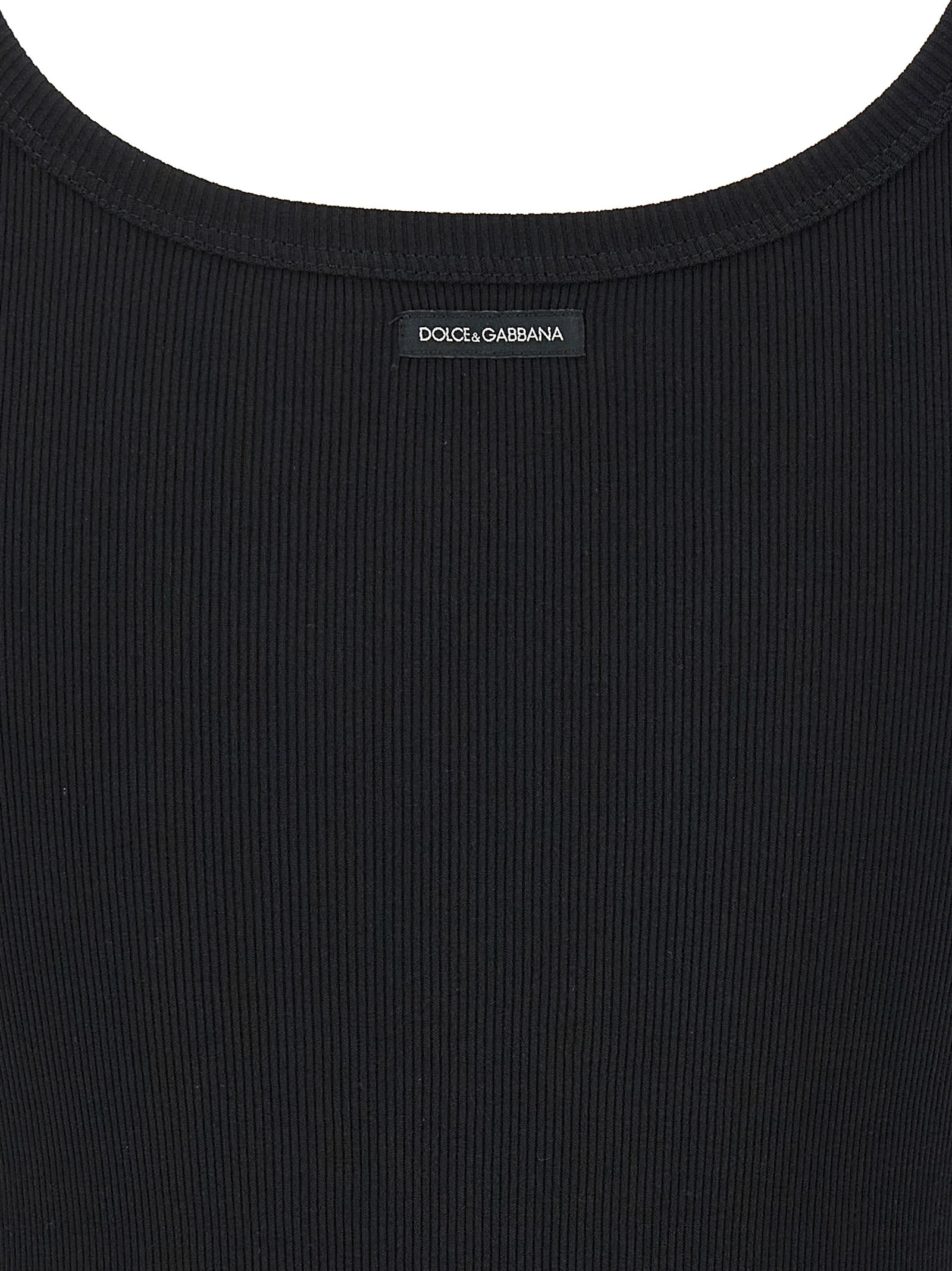 Dolce & Gabbana Women Ribbed Tank Top DOLCE & GABBANA