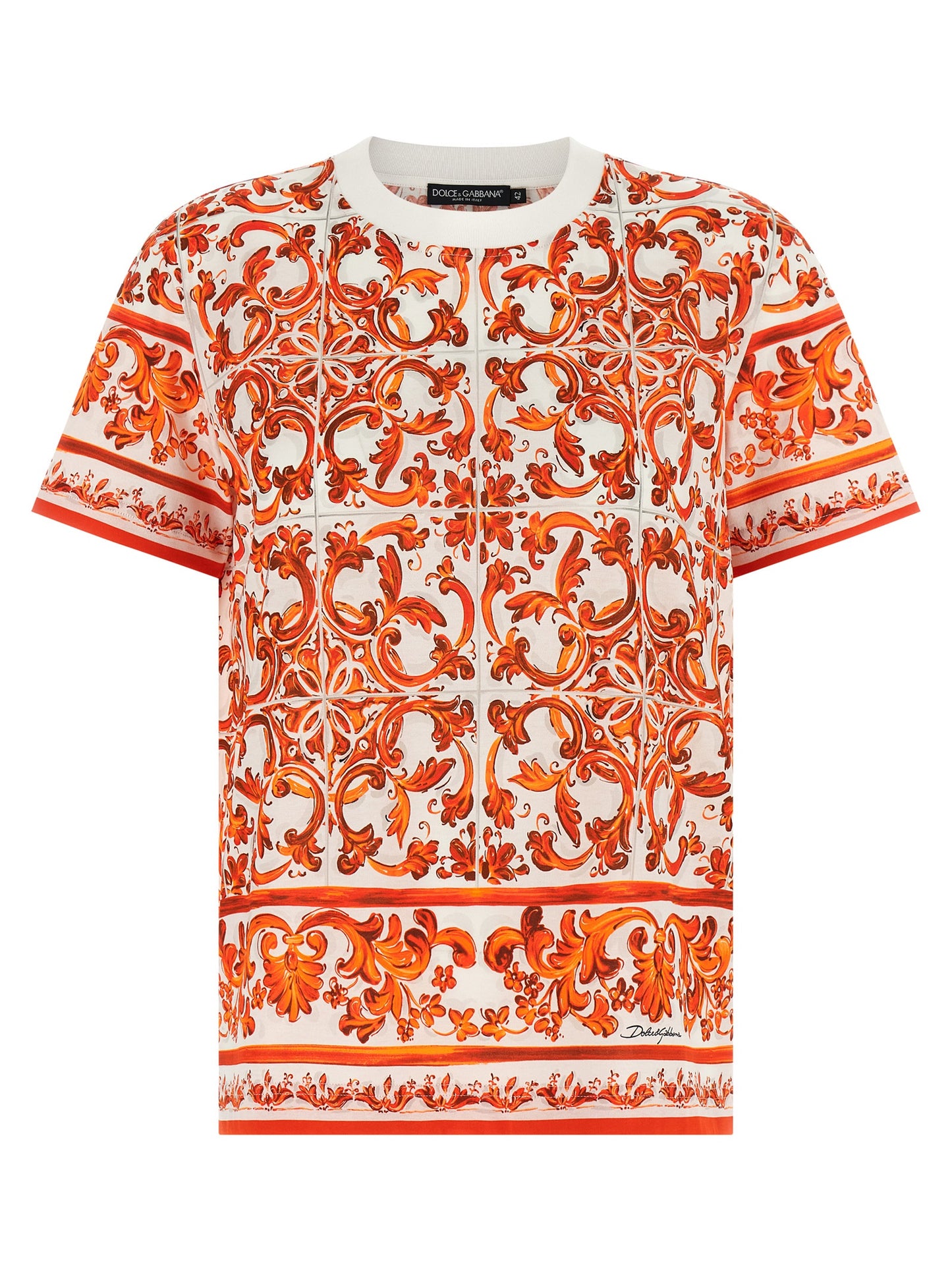 Dolce & Gabbana Women 'Maiolica' T-Shirt DOLCE & GABBANA