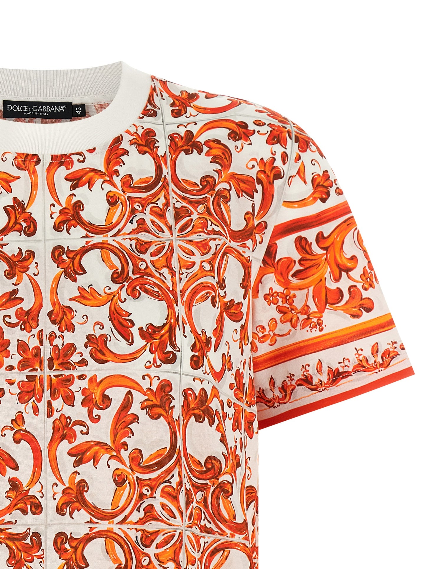 Dolce & Gabbana Women 'Maiolica' T-Shirt DOLCE & GABBANA