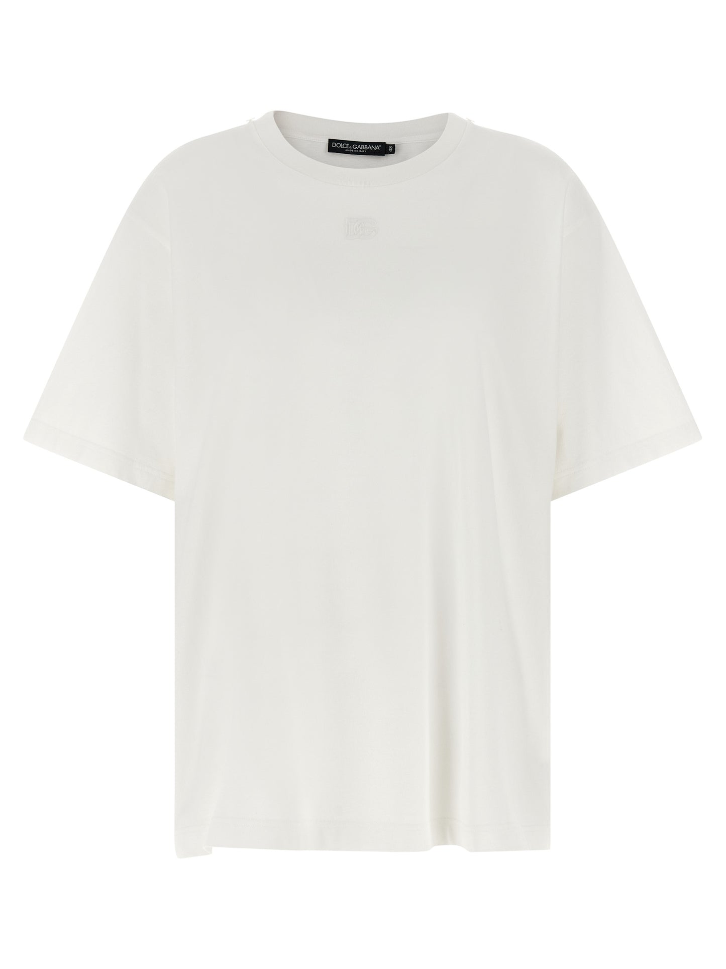 Dolce & Gabbana Women T-Shirt With Scarf DOLCE & GABBANA