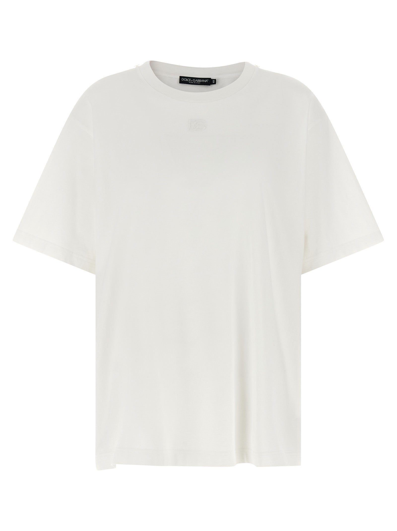 Dolce & Gabbana Women T-Shirt With Scarf DOLCE & GABBANA