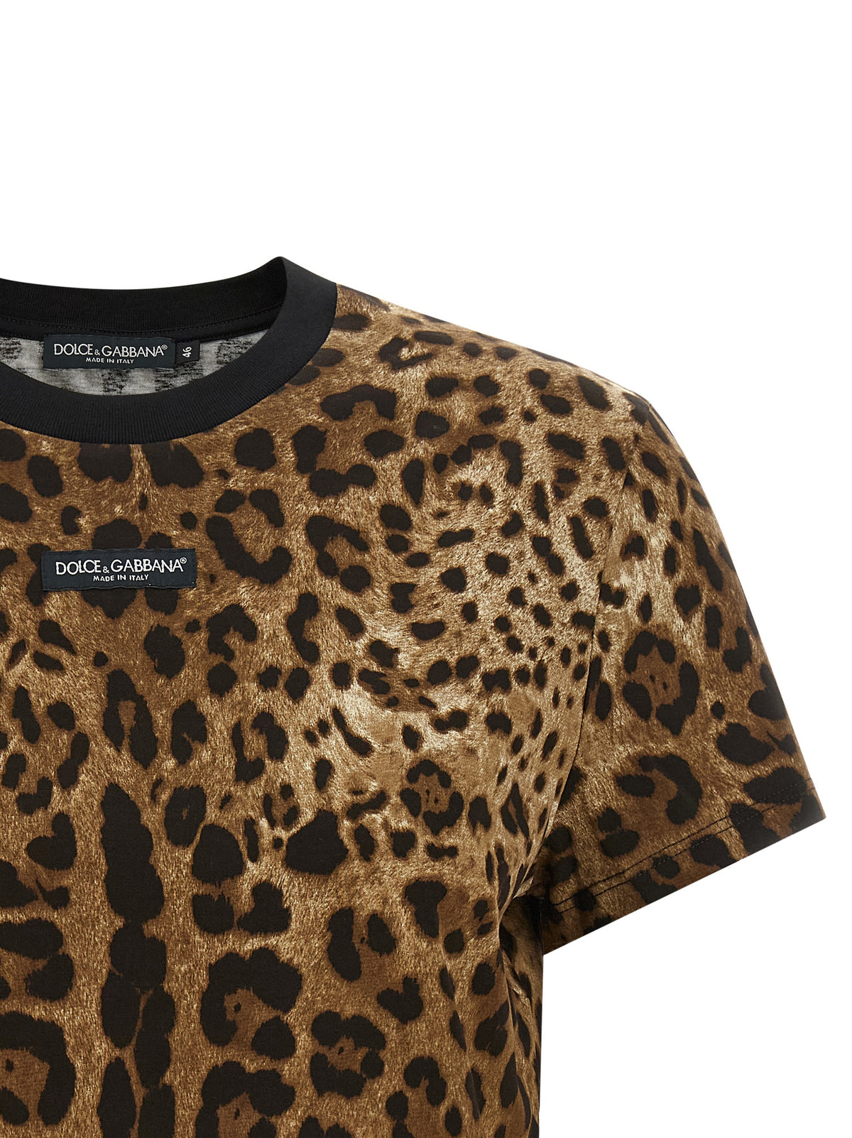 Dolce & Gabbana Women 'Leo' Cropped T-Shirt DOLCE & GABBANA