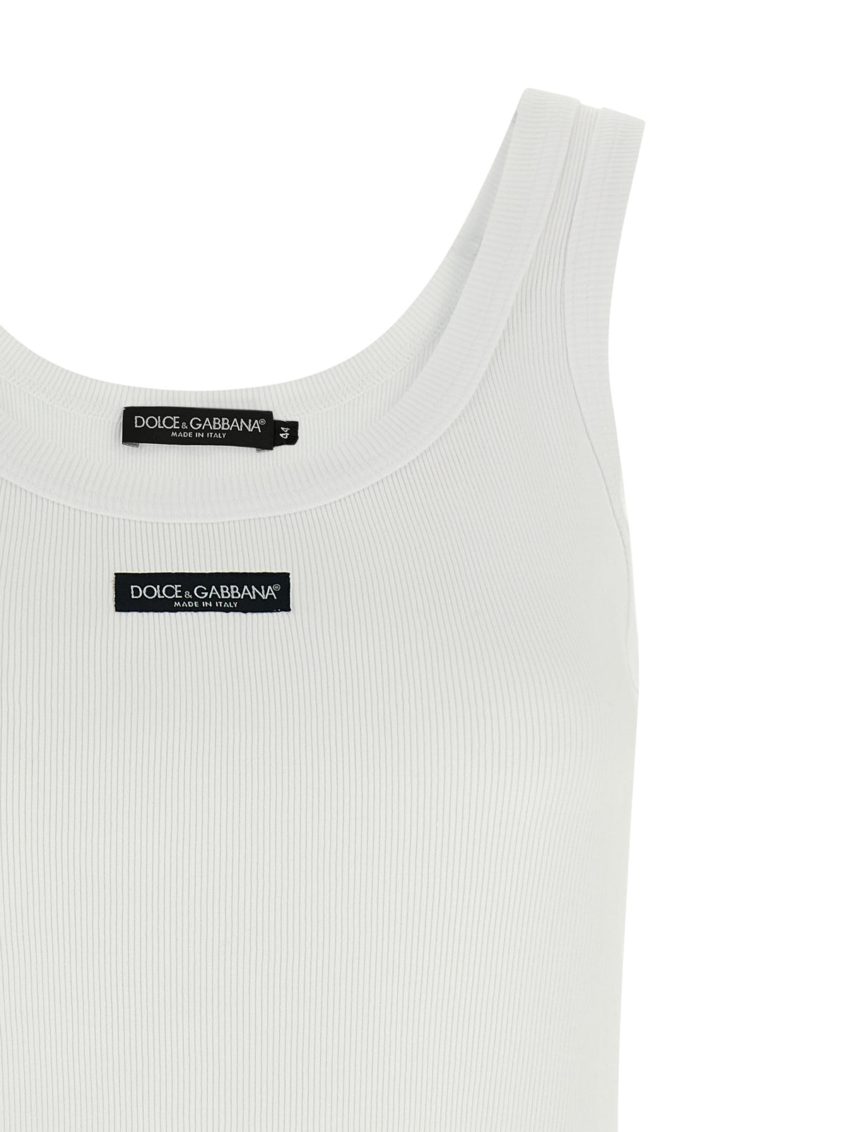 Dolce & Gabbana Women Logo Patch Tank Top DOLCE & GABBANA