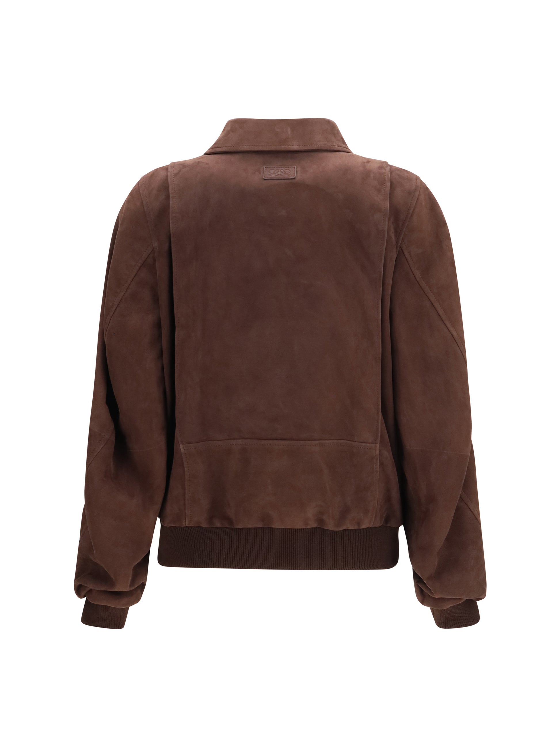 Loewe Women Suede Goatskin Bomber Jacket LOEWE