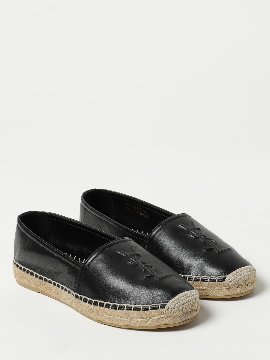 Saint Laurent Espadrille Woman Black