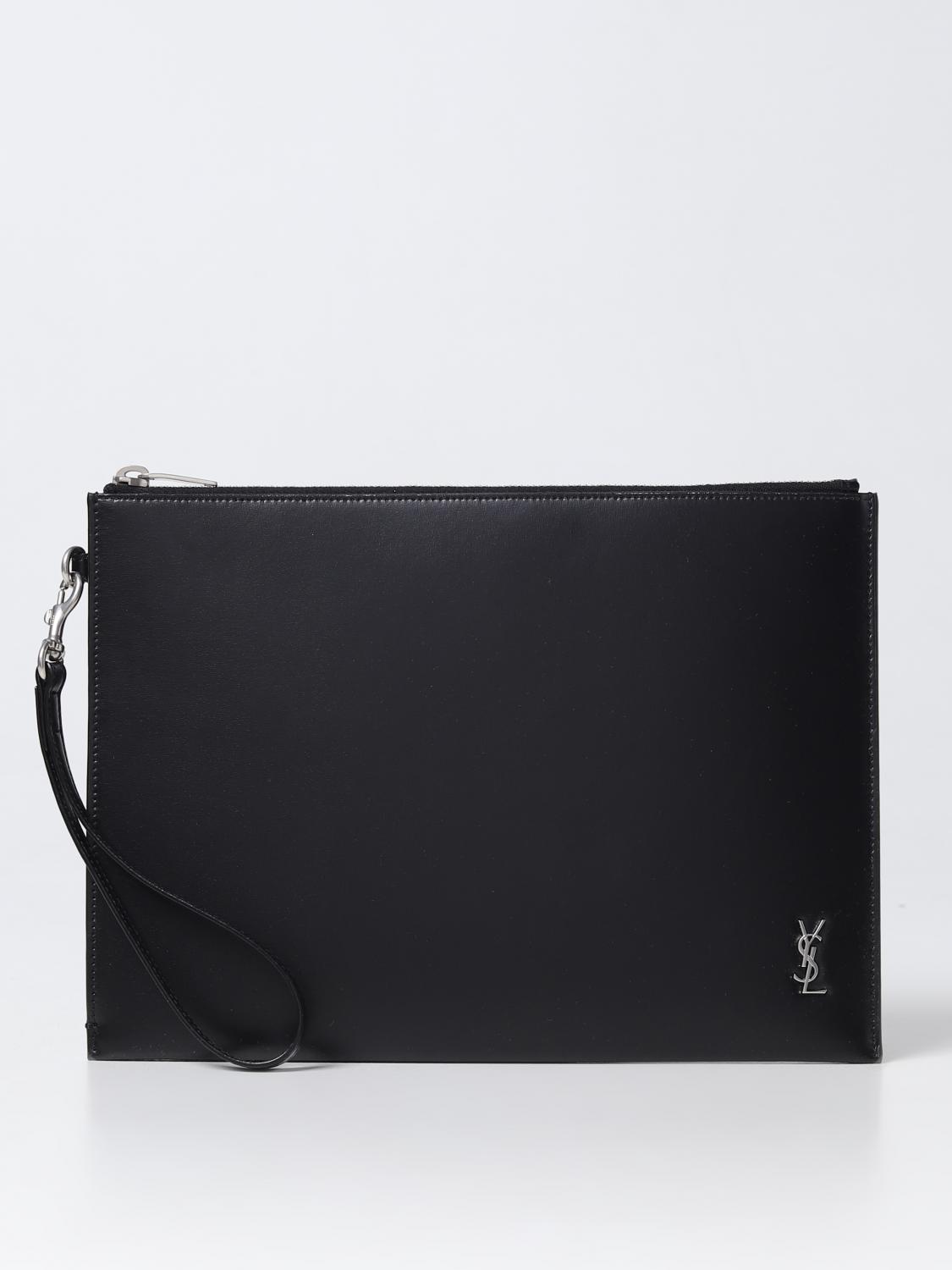 Saint Laurent Briefcase Men Black SAINT LAURENT