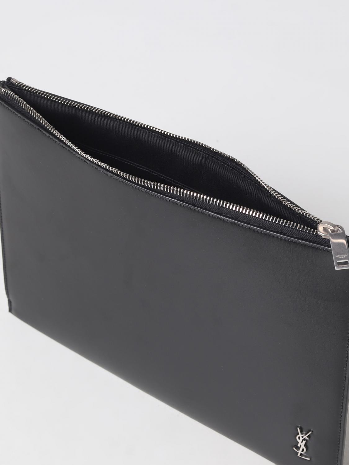 Saint Laurent Briefcase Men Black SAINT LAURENT