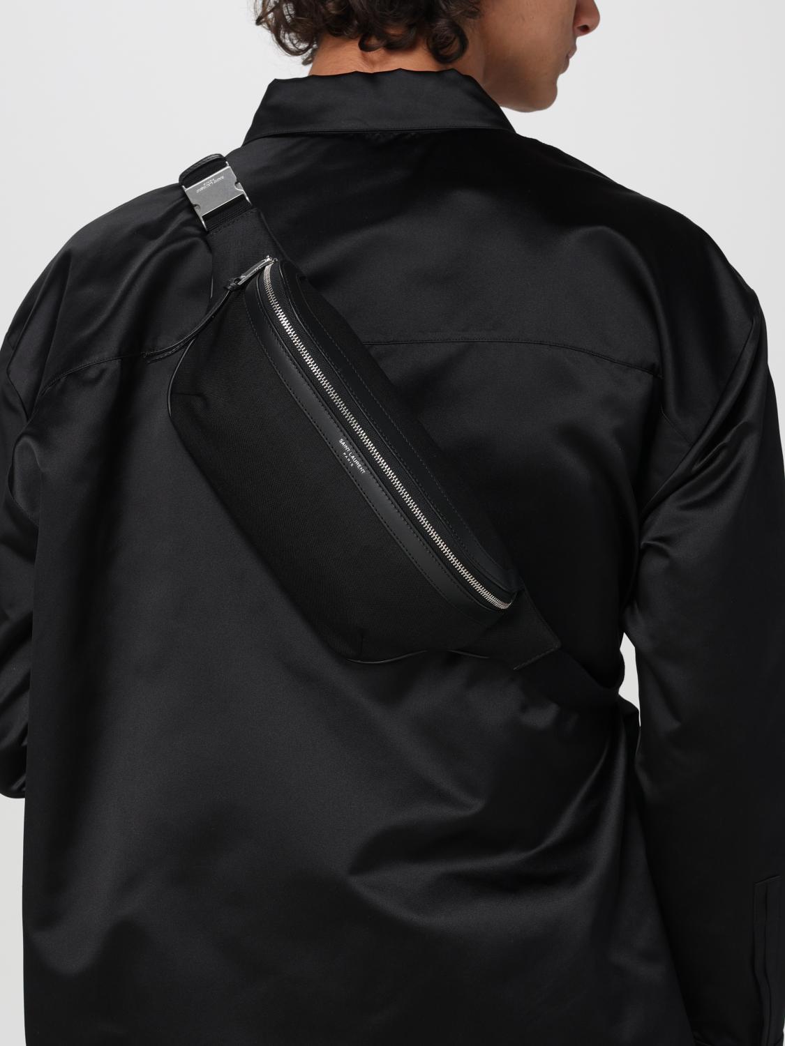 Saint Laurent Belt Bag Men Black SAINT LAURENT
