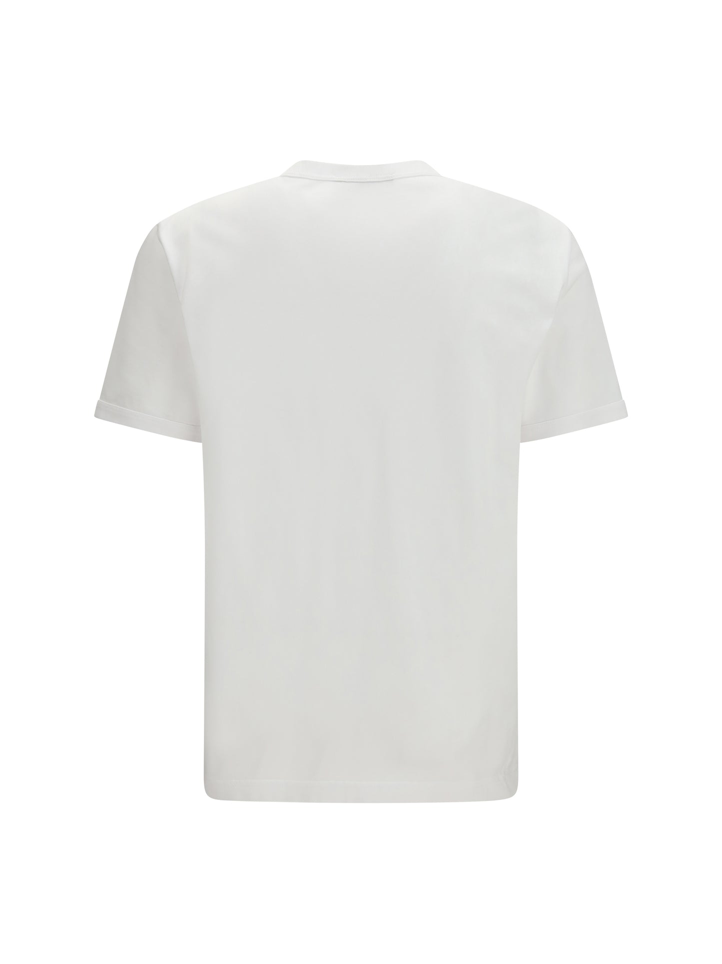 Dolce & Gabbana Men Cotton T-Shirt With Patch DOLCE & GABBANA