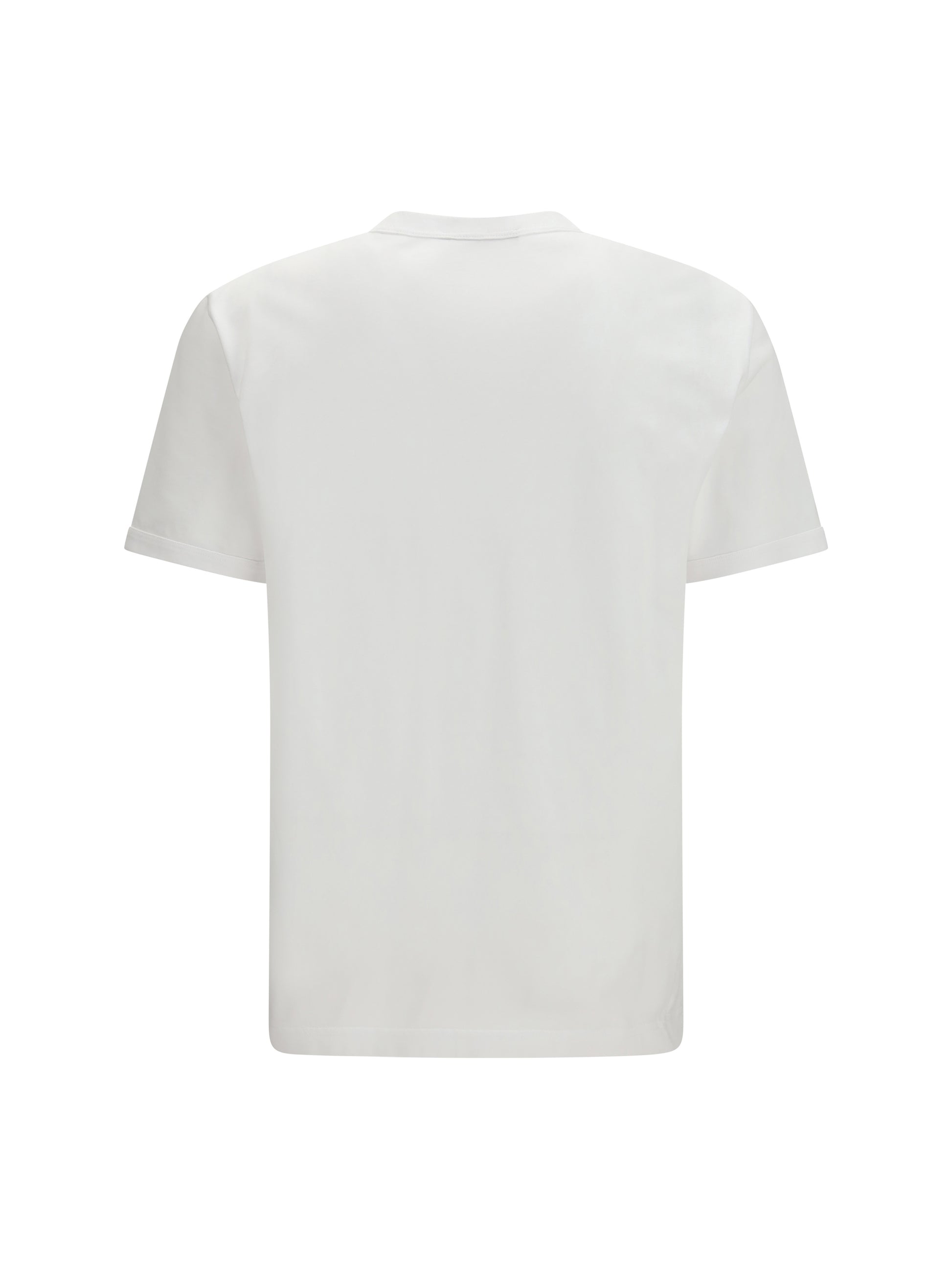 Dolce & Gabbana Men Cotton T-Shirt With Patch DOLCE & GABBANA