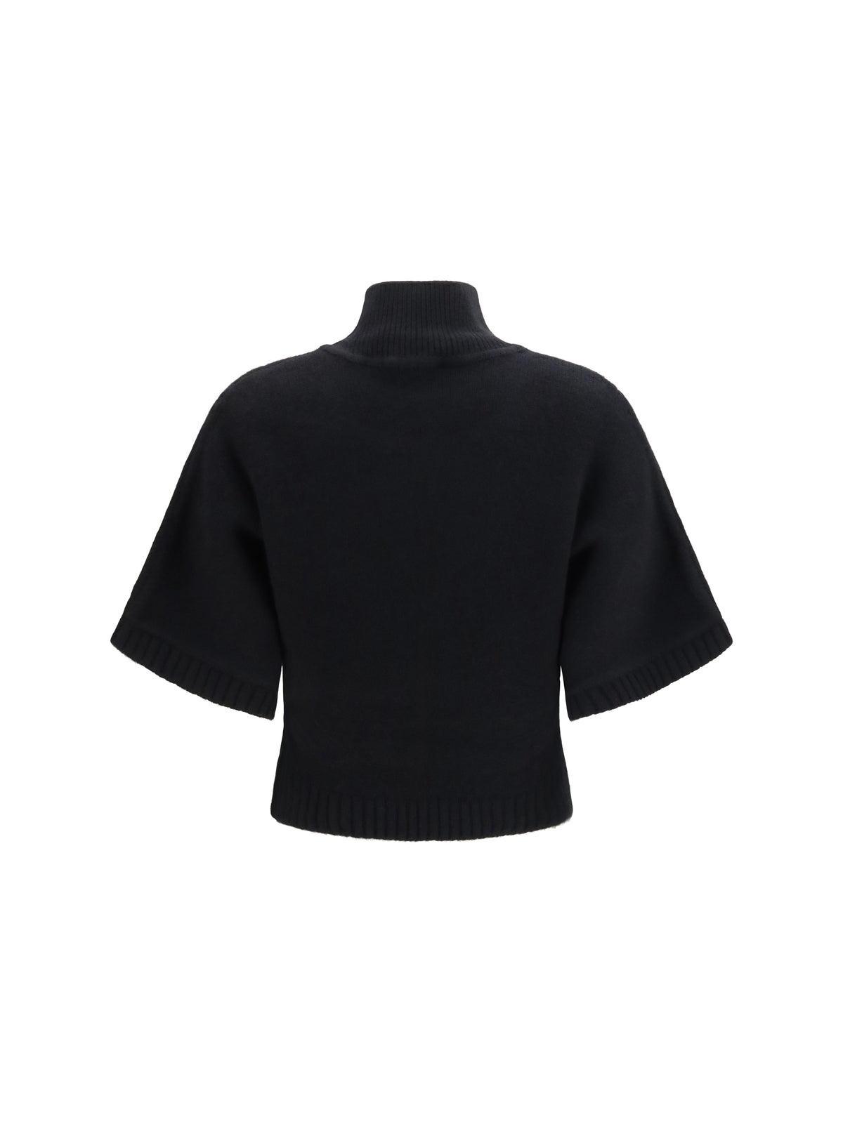 Alaïa Women Cropped Cashmere Turtleneck Sweater ALAIA