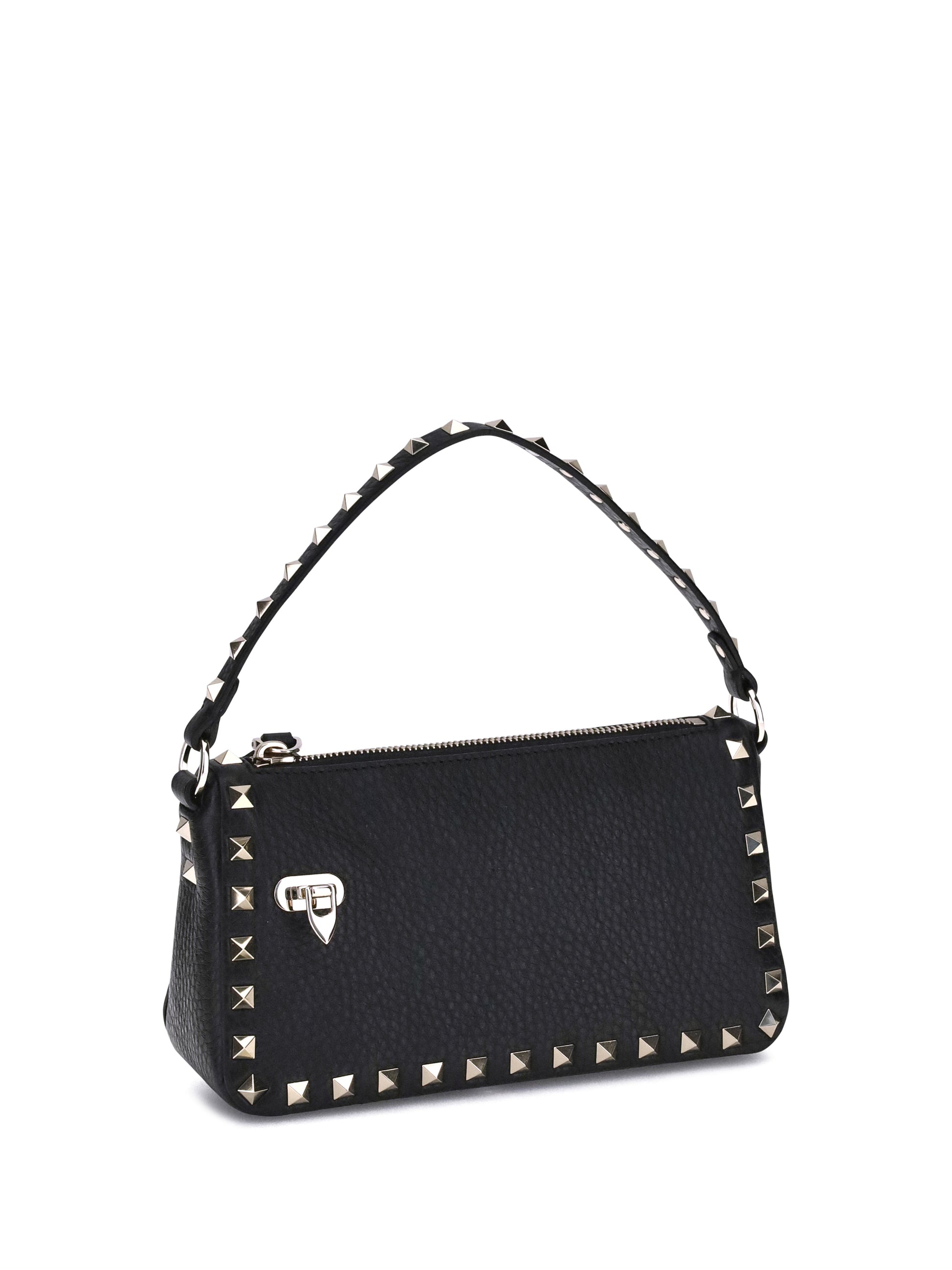 Valentino Garavani Women Rockstud Leather Shoulder Bag VALENTINO GARAVANI