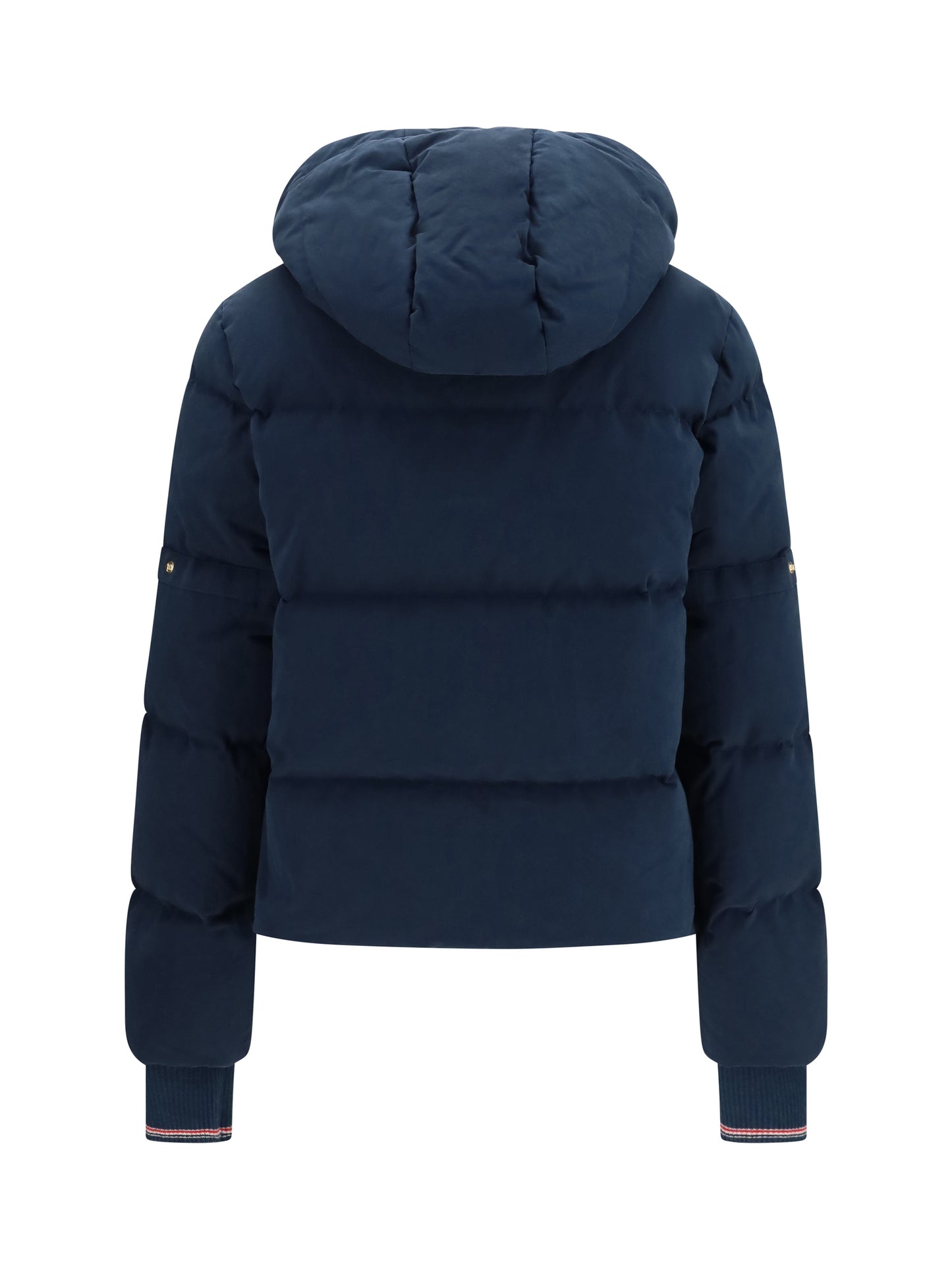 Thom Browne Women Waxed Technical Puffer Jacket With Hood THOM BROWNE