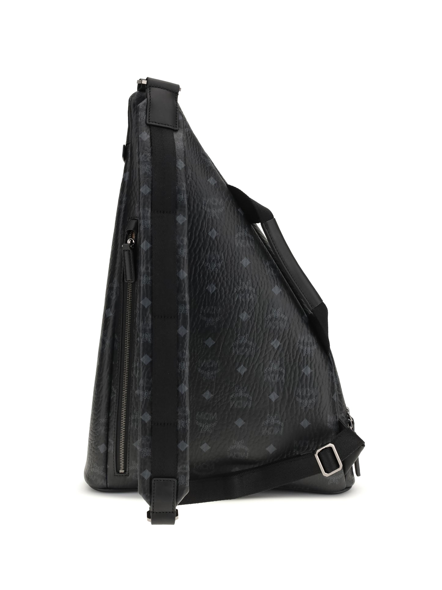 Mcm Men Aren Sling Printed Canvas Backpack MCM