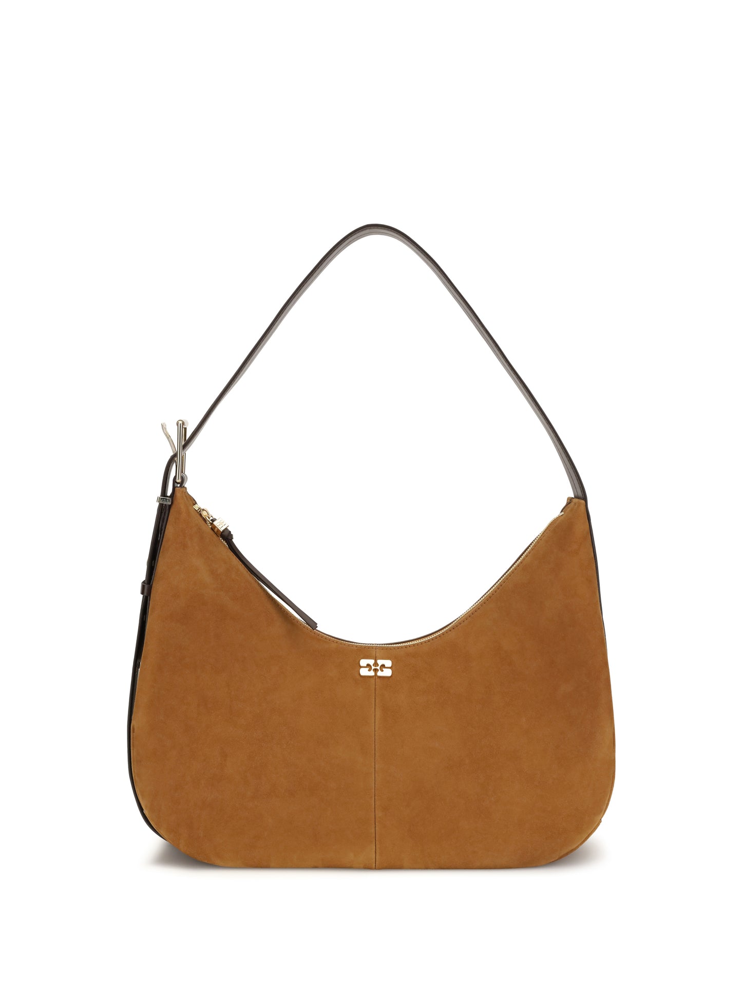 Ganni Women Suede Vegan Shoulder Bag GANNI