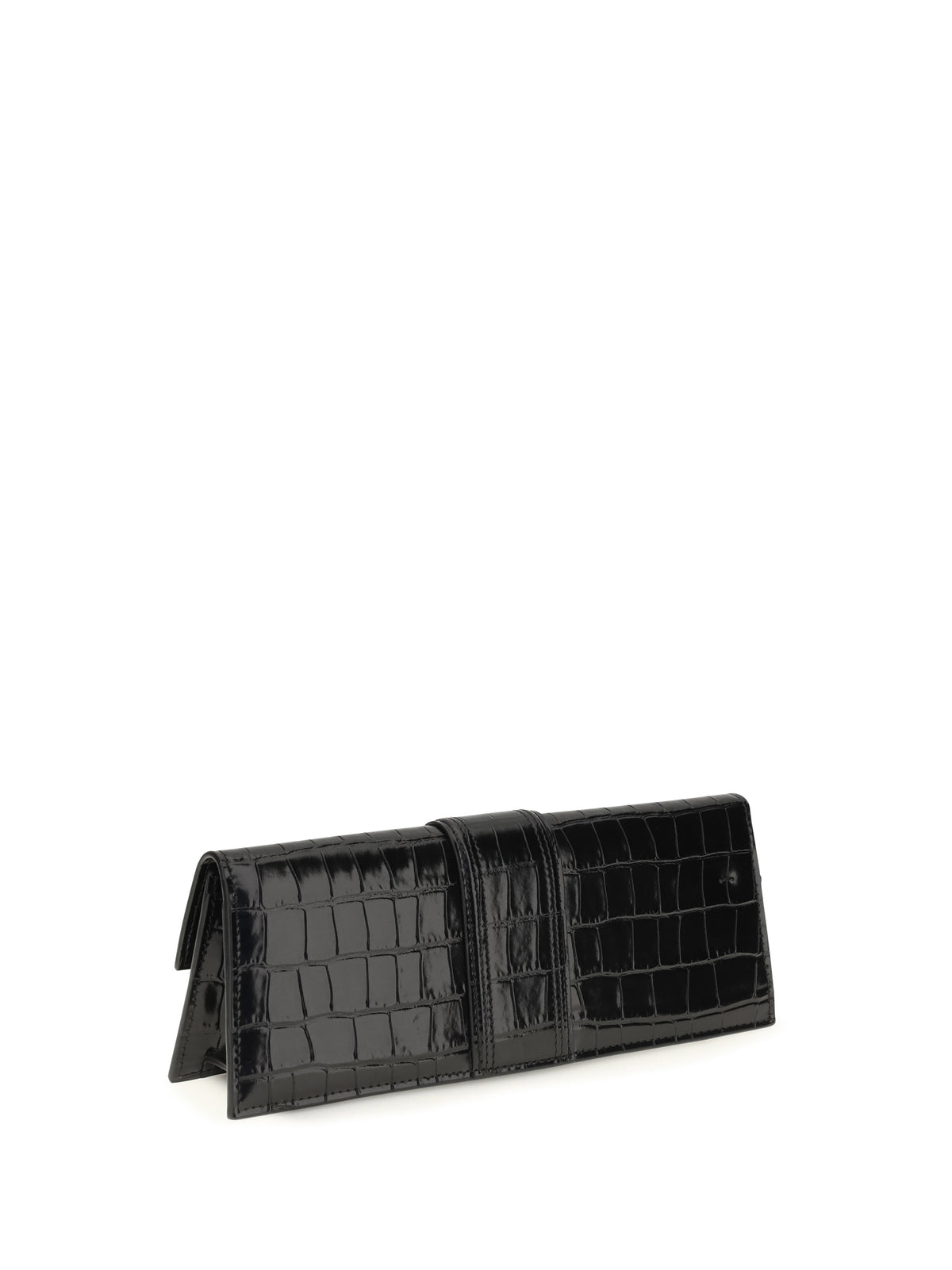 Jacquemus Women Crocodile-Effect Bambino Pouch JACQUEMUS