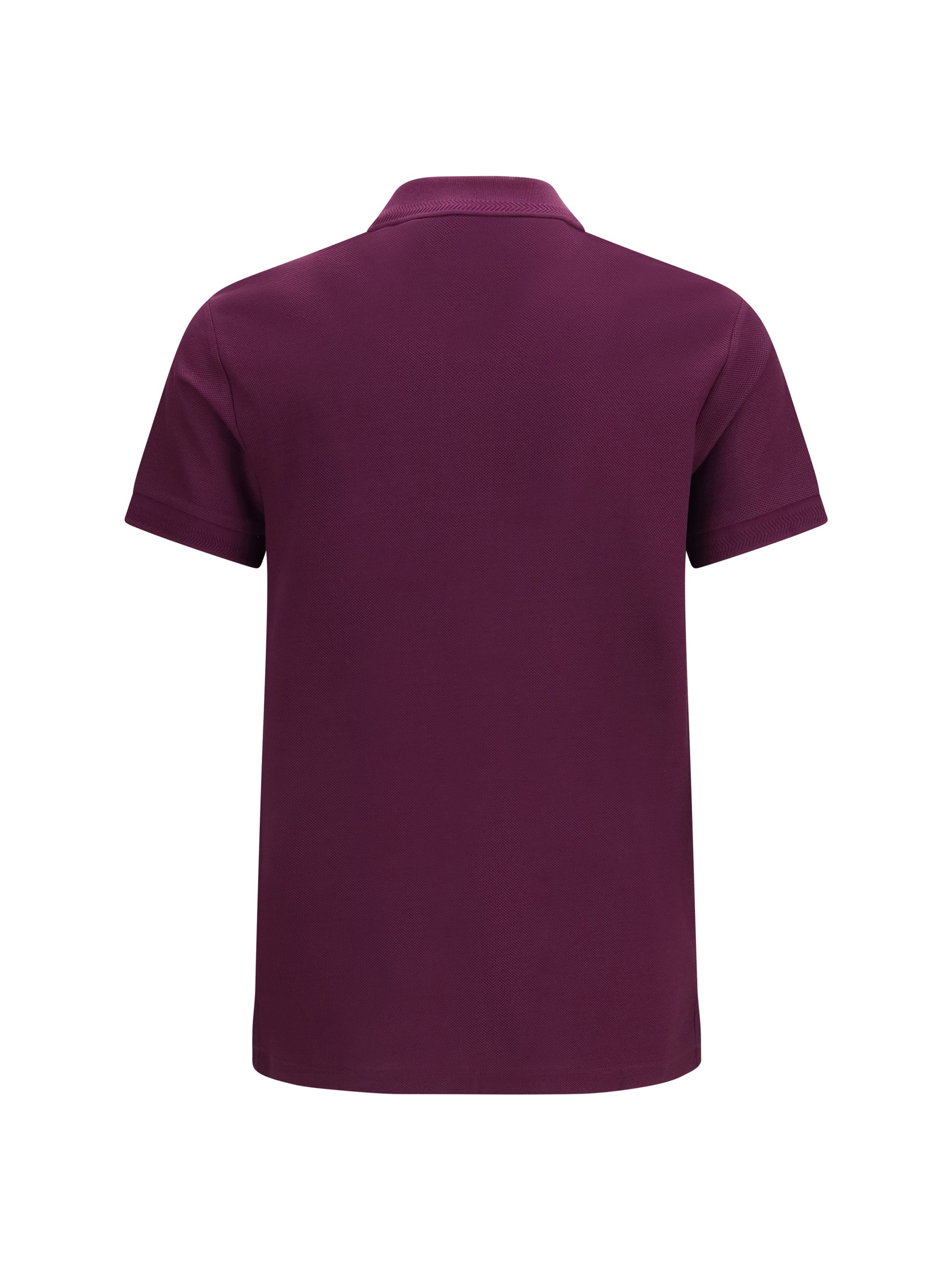 Burberry Men Cotton Polo Shirt With Embroidered Logo BURBERRY