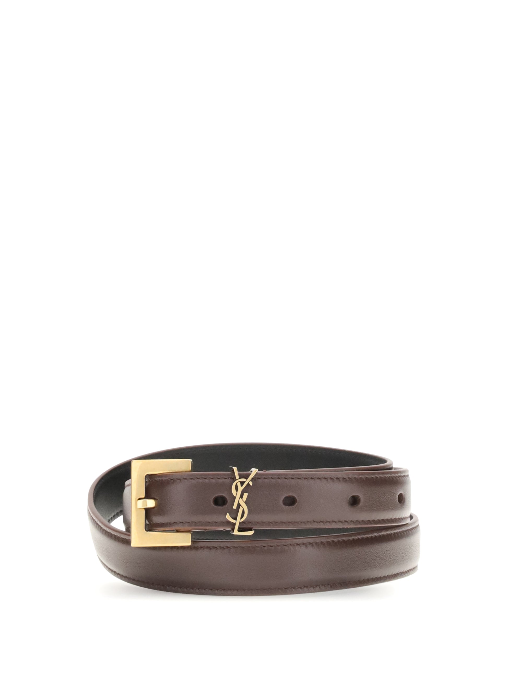 Saint Laurent Women Cassandre Slim Belt SAINT LAURENT