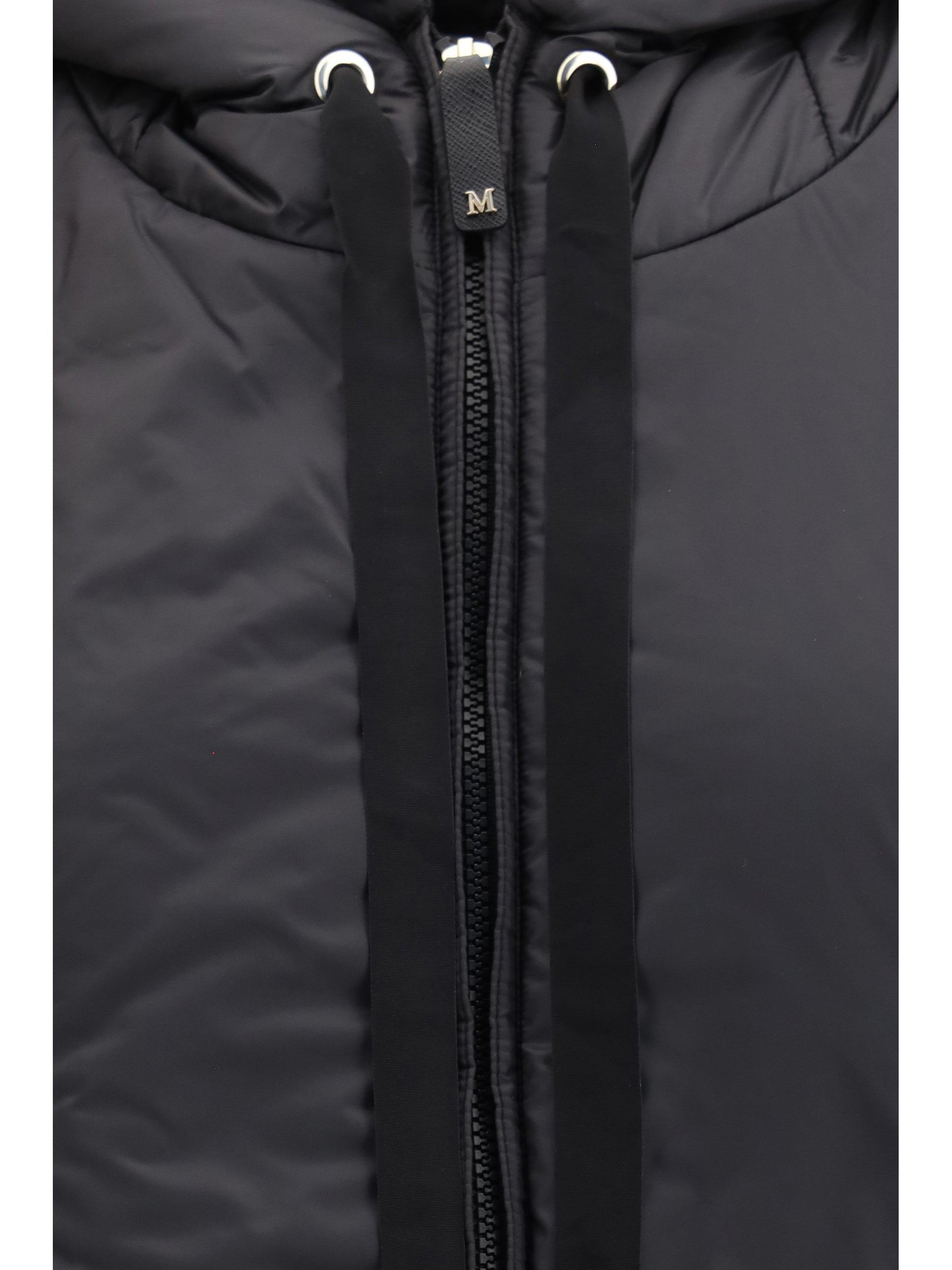 Max Mara The Cube Women Hooded Padded Vest In Water Repellent Canvas MAX MARA THE CUBE