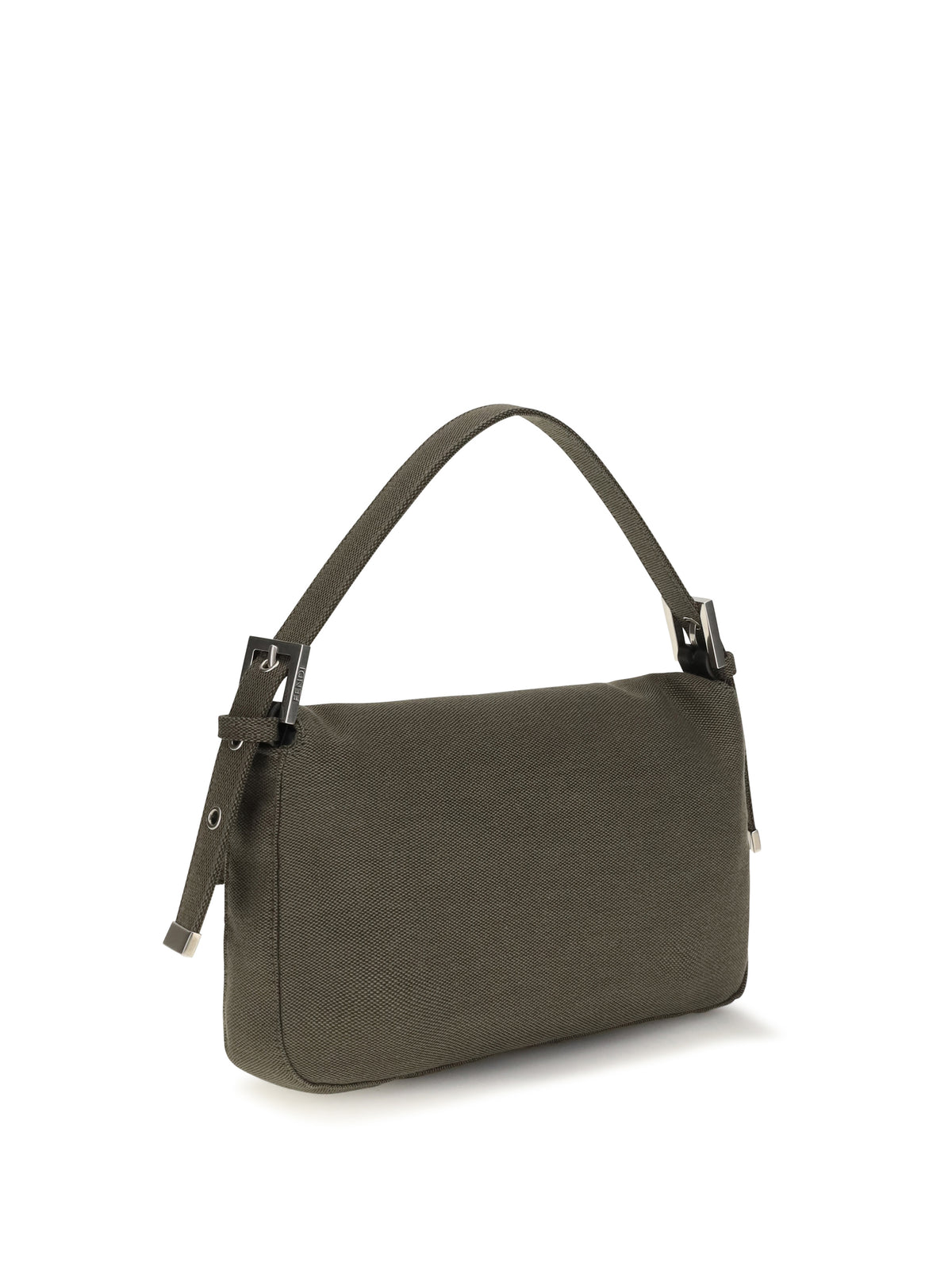 Fendi Women Baguette® 26424 Canvas Shoulder Bag FENDI