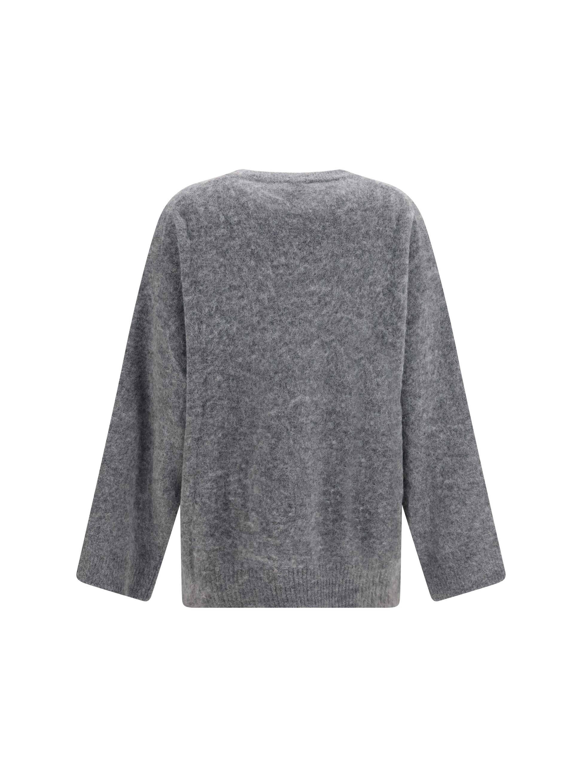 Ganni Women Mushroom Teddy Alpaca-Blend Sweater GANNI