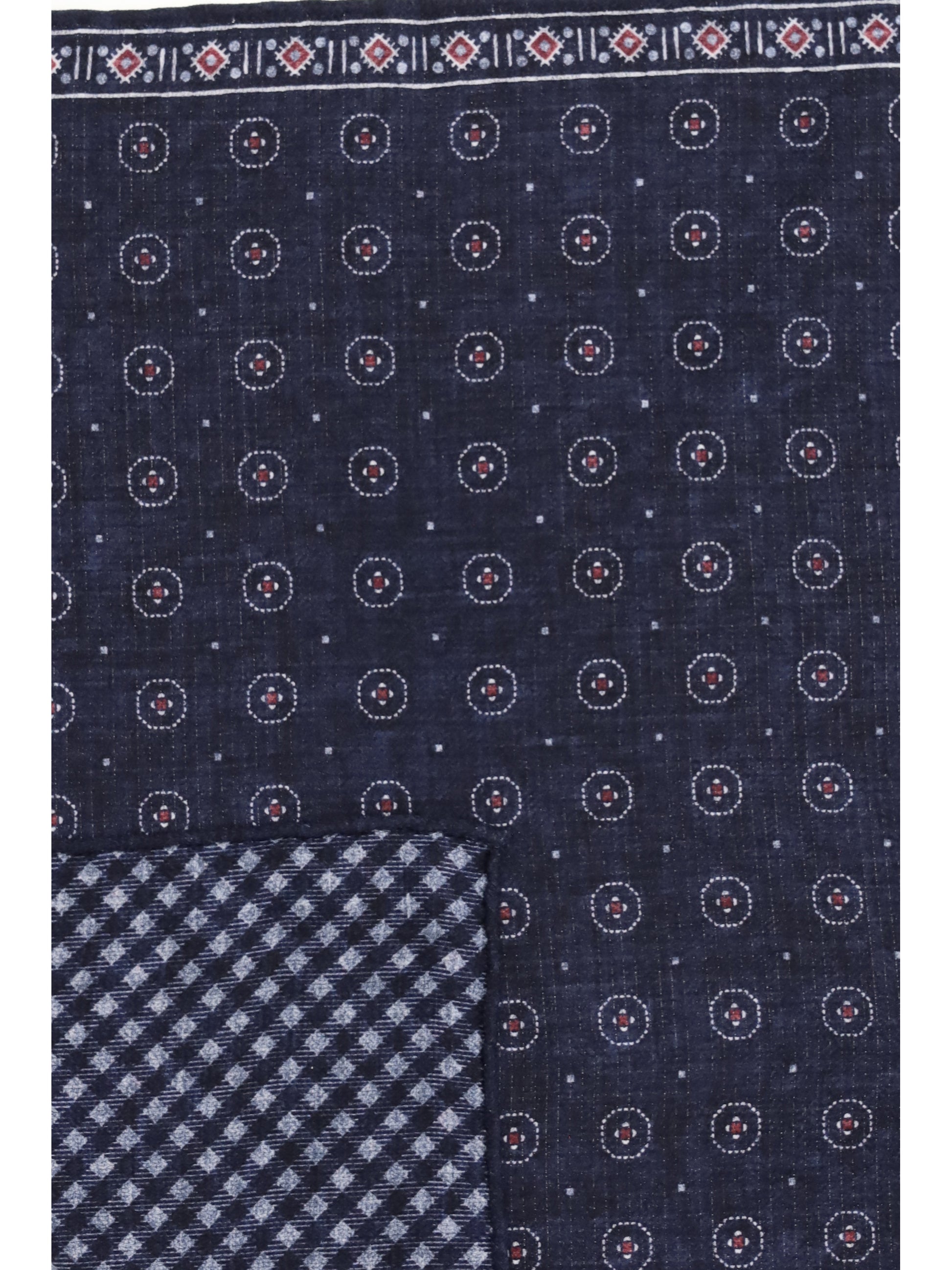 Brunello Cucinelli Men Ethnic-Patterned Silk Pocket Square BRUNELLO CUCINELLI