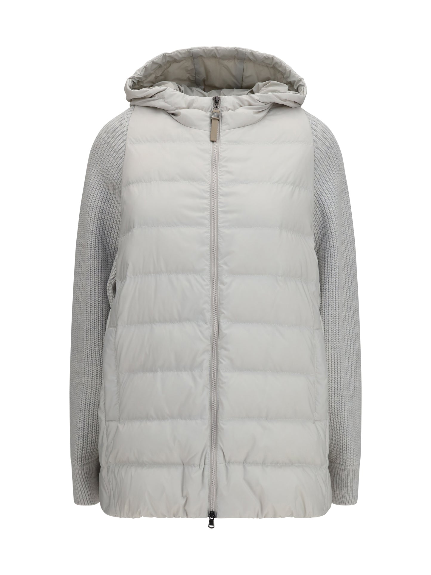Brunello Cucinelli Women Long Monili Chain Puffer Jacket BRUNELLO CUCINELLI