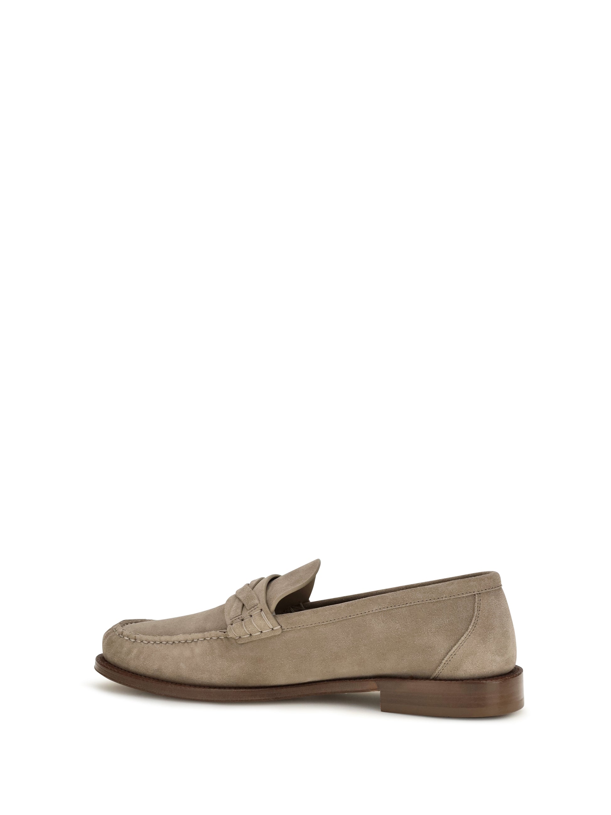 Brunello Cucinelli Men Suede Loafers BRUNELLO CUCINELLI