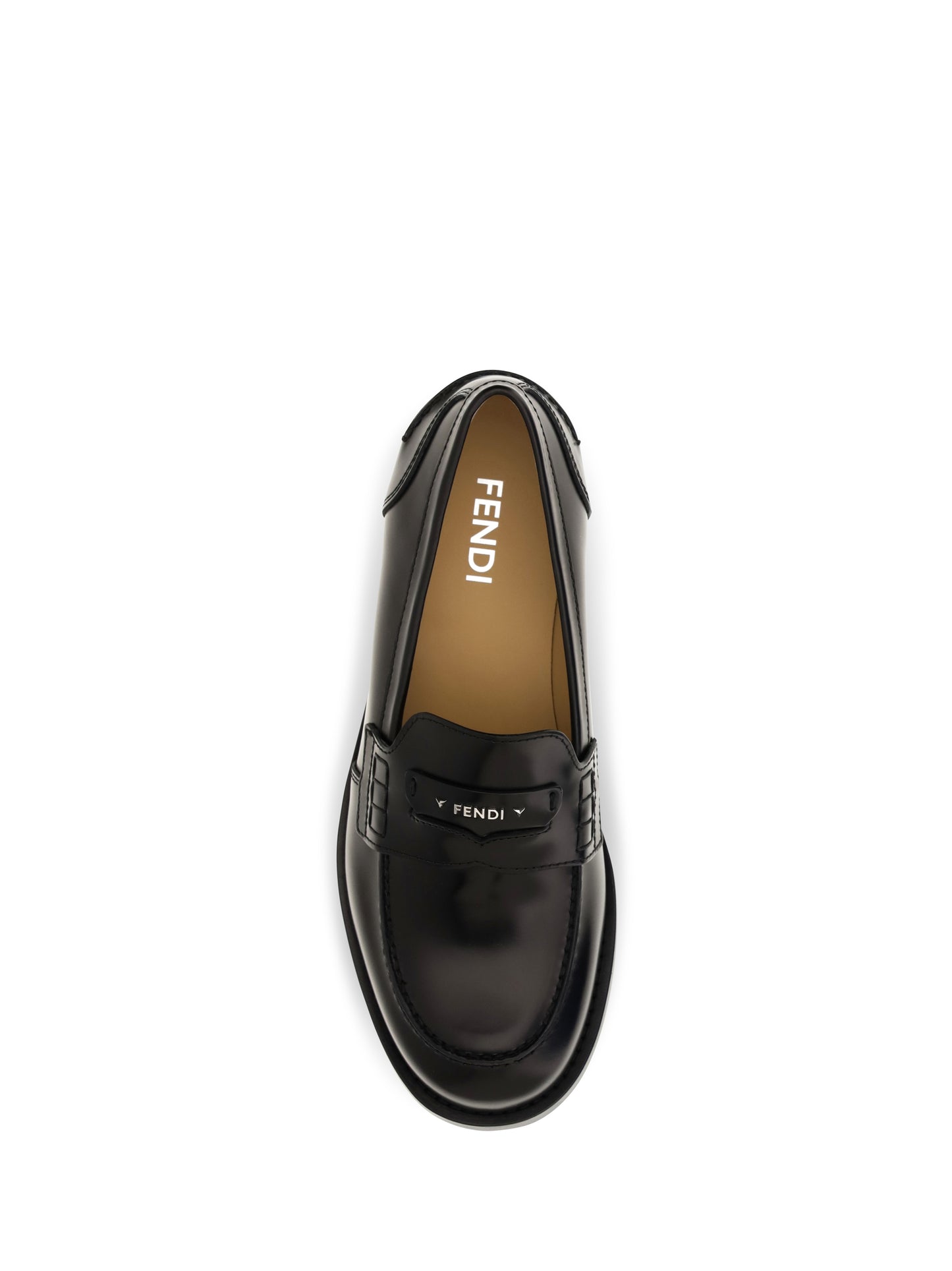 Fendi Men Ateneo Calfskin Loafers FENDI