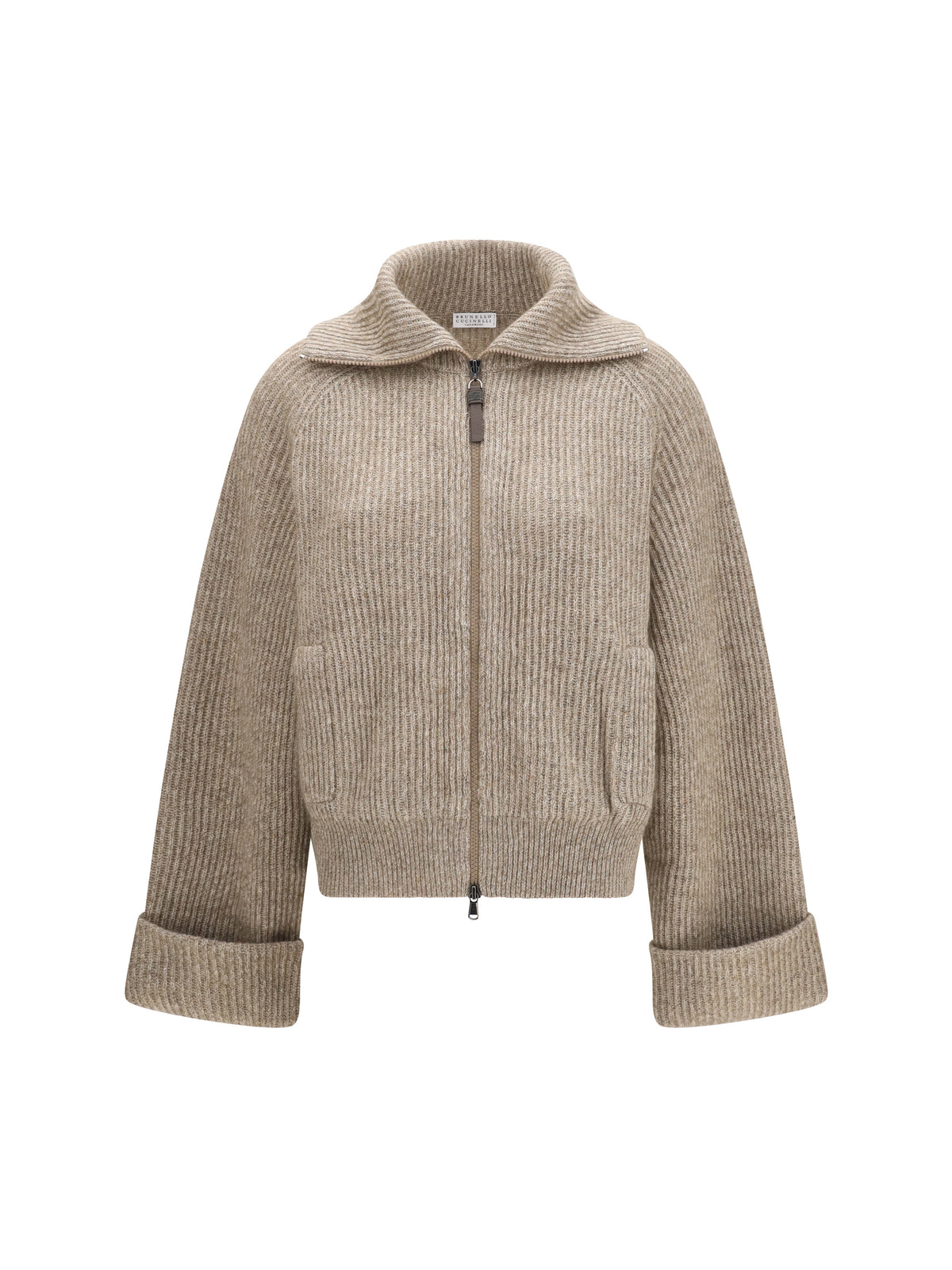 Brunello Cucinelli Women High-Neck Sweater With Wide Sleeves BRUNELLO CUCINELLI
