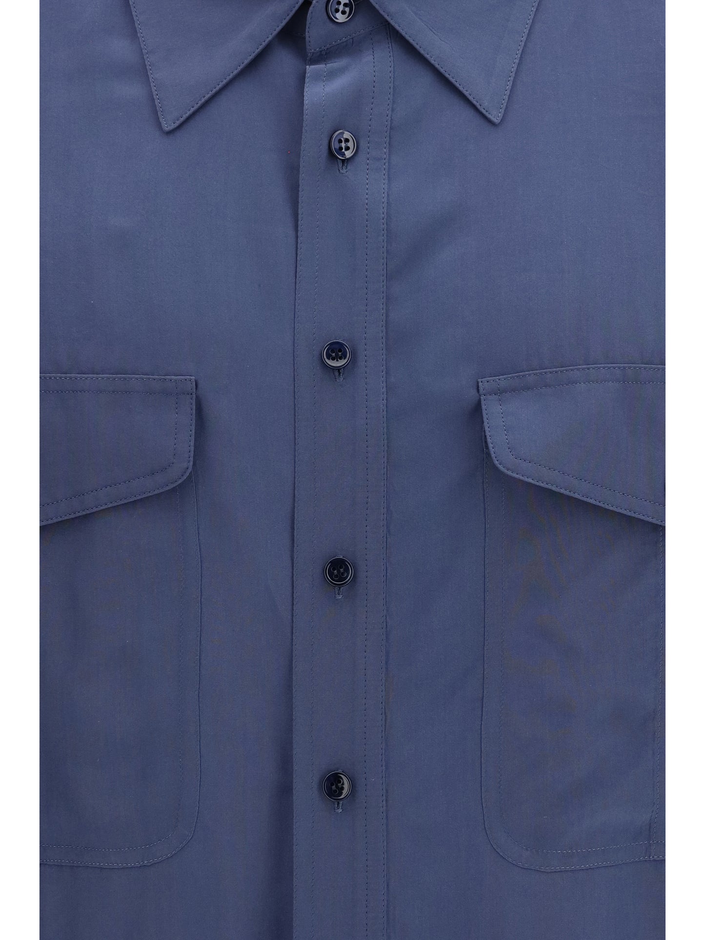 Saint Laurent Men Toile 4812 Buttoned Shirt SAINT LAURENT