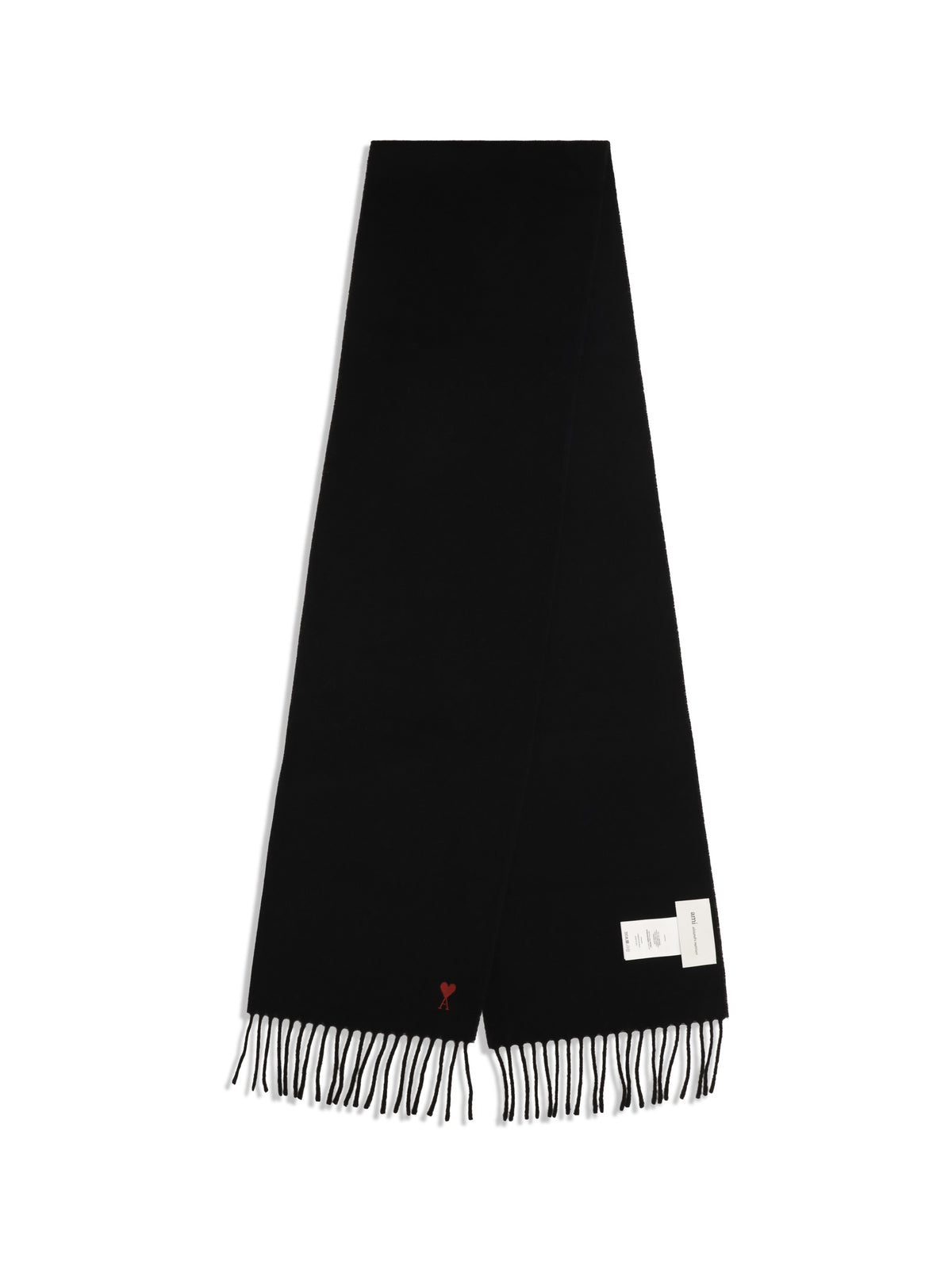 Ami Paris Men Quota Ami De Coeur Wool Scarf AMI PARIS