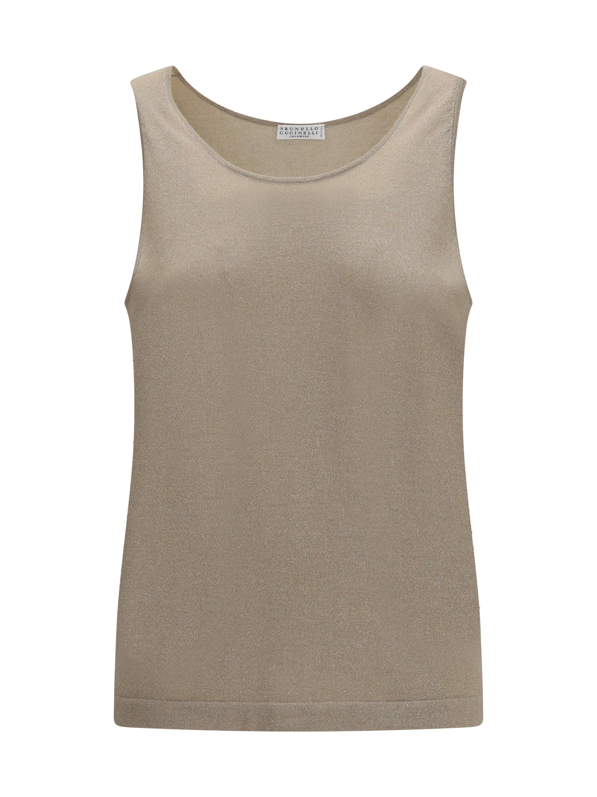 Brunello Cucinelli Women Luminous Knit Tank Top BRUNELLO CUCINELLI