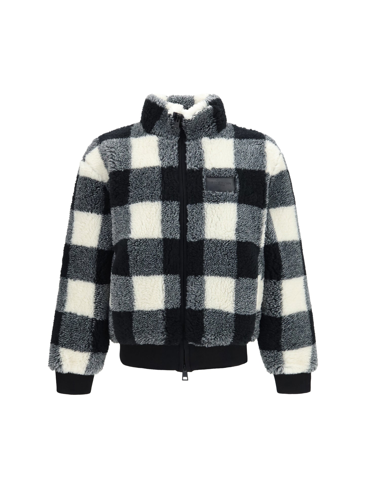 Givenchy Men Checked Wool-Blend Teddy Jacket GIVENCHY
