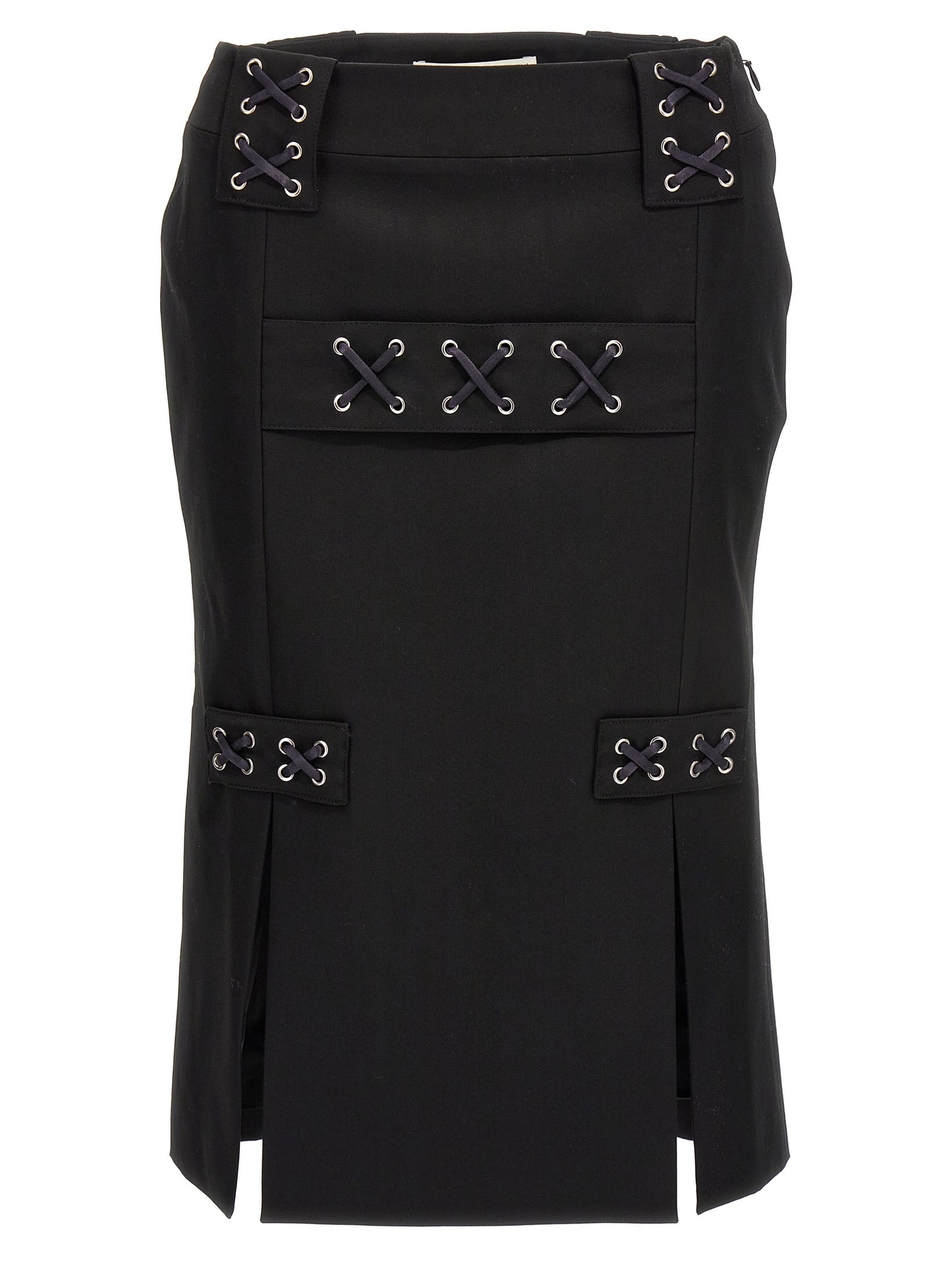 Alessandra Rich Women Lace-Up Skirt ALESSANDRA RICH