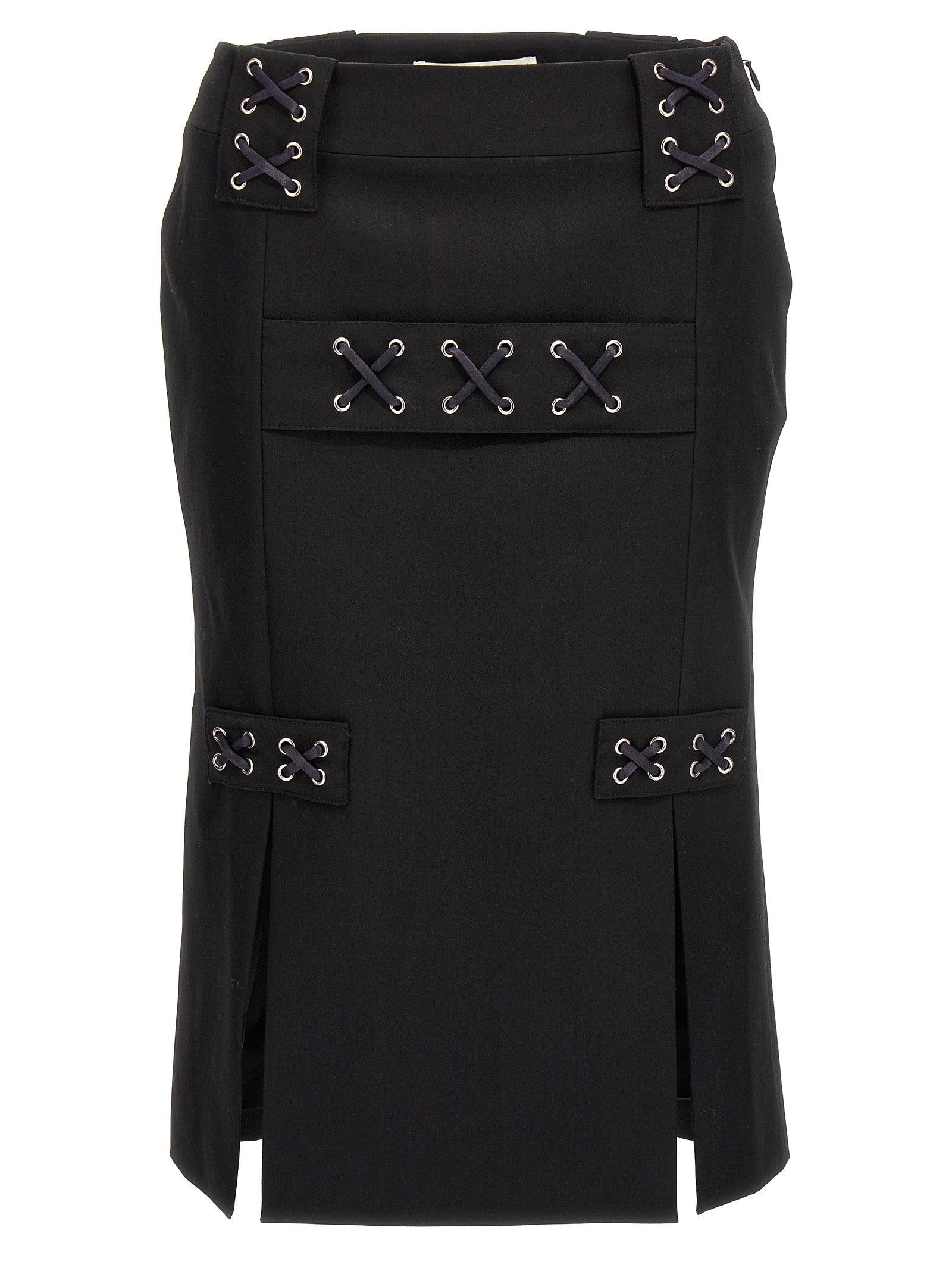 Alessandra Rich Women Lace-Up Skirt ALESSANDRA RICH