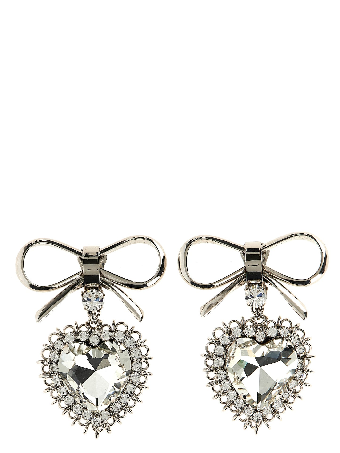 Alessandra Rich Women Metal Bow Earrings ALESSANDRA RICH