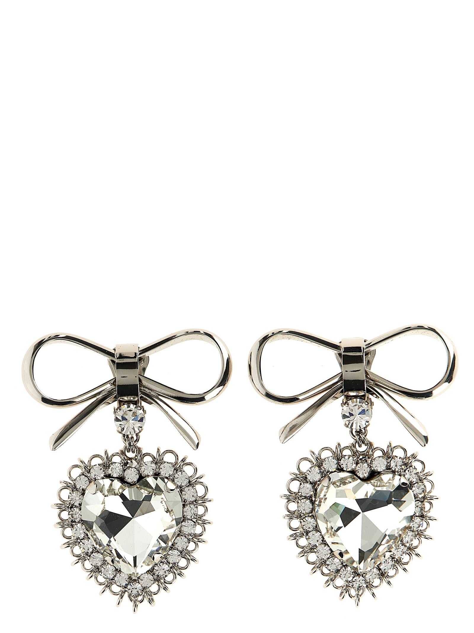 Alessandra Rich Women Metal Bow Earrings ALESSANDRA RICH