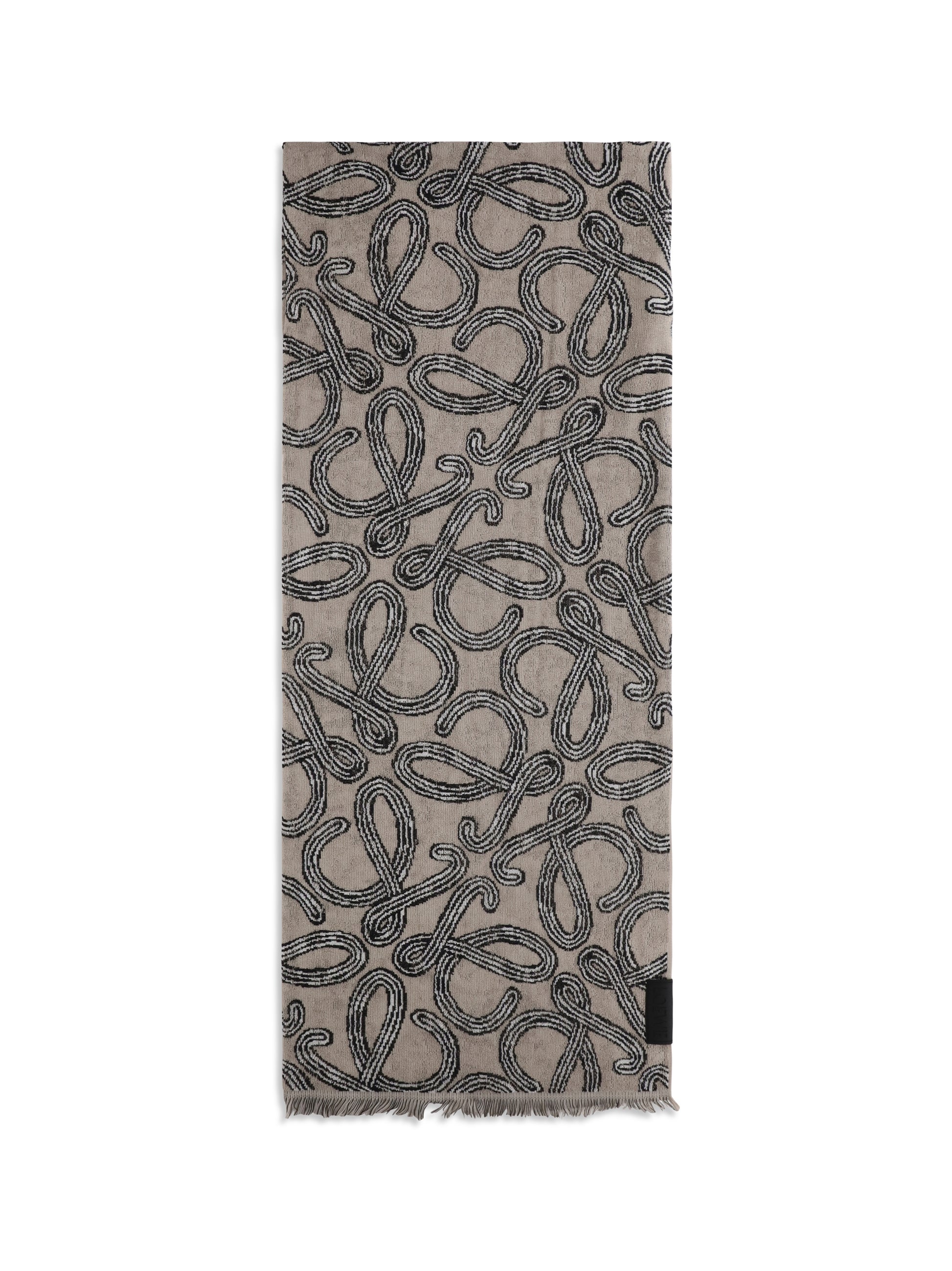 Loewe Women Jacquard Cotton Terry Towel LOEWE