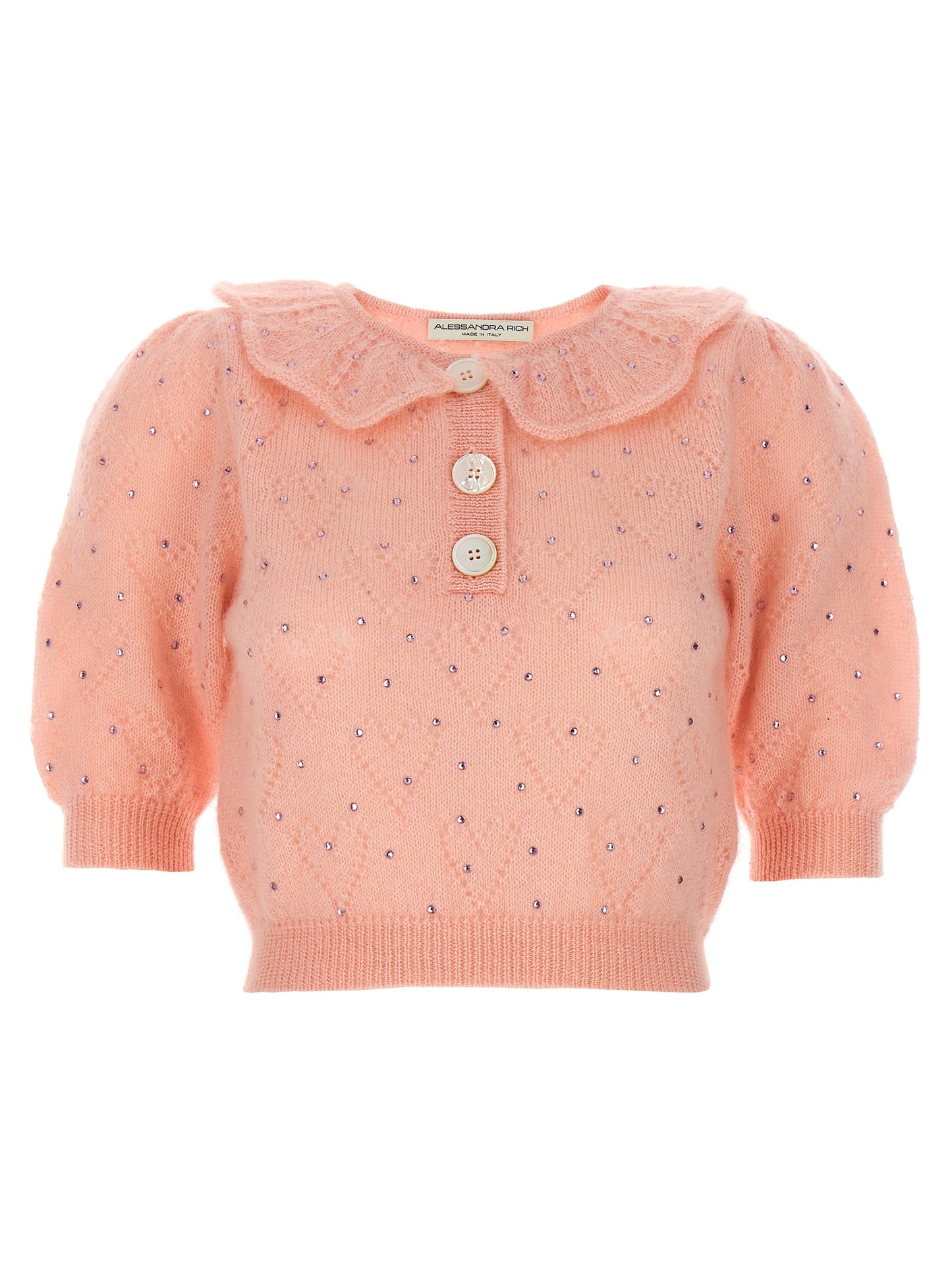Alessandra Rich Women Rhinestone Sweater ALESSANDRA RICH