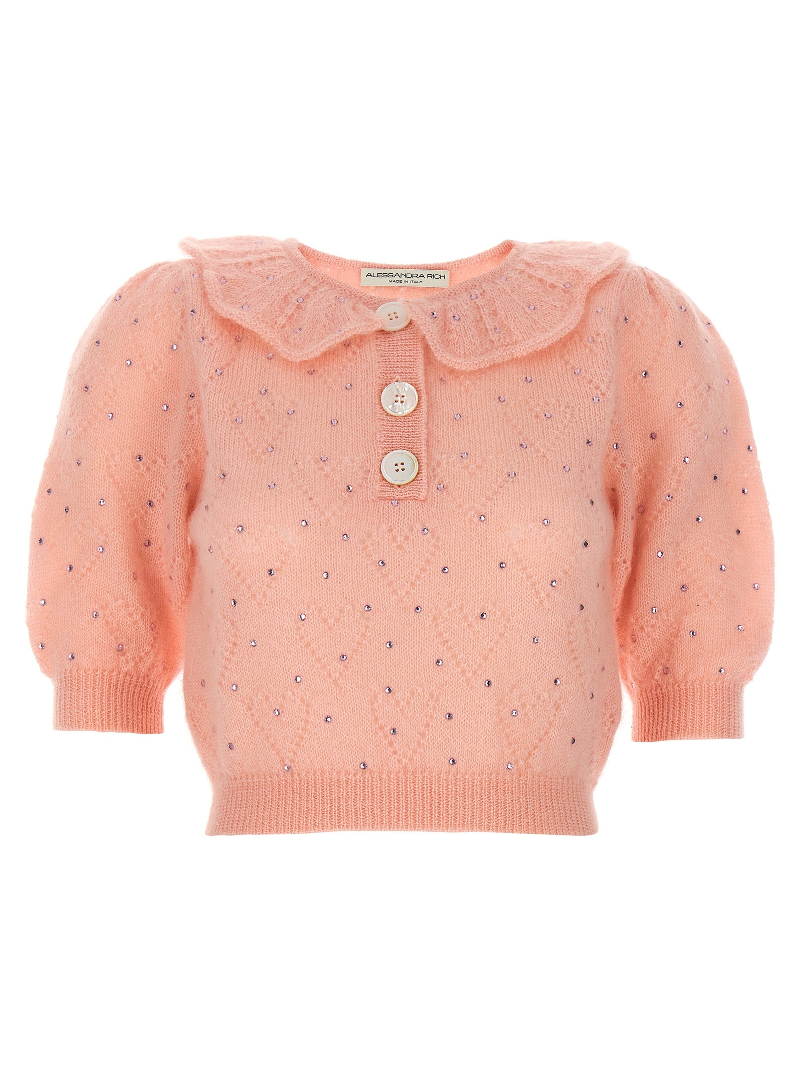 Alessandra Rich Women Rhinestone Sweater ALESSANDRA RICH