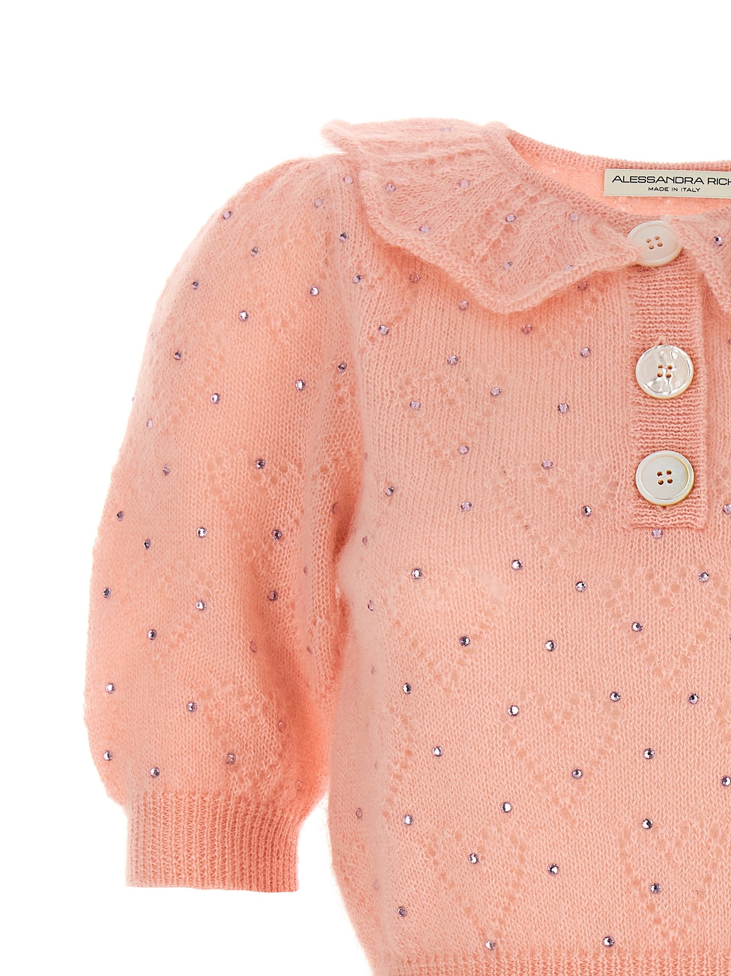 Alessandra Rich Women Rhinestone Sweater ALESSANDRA RICH